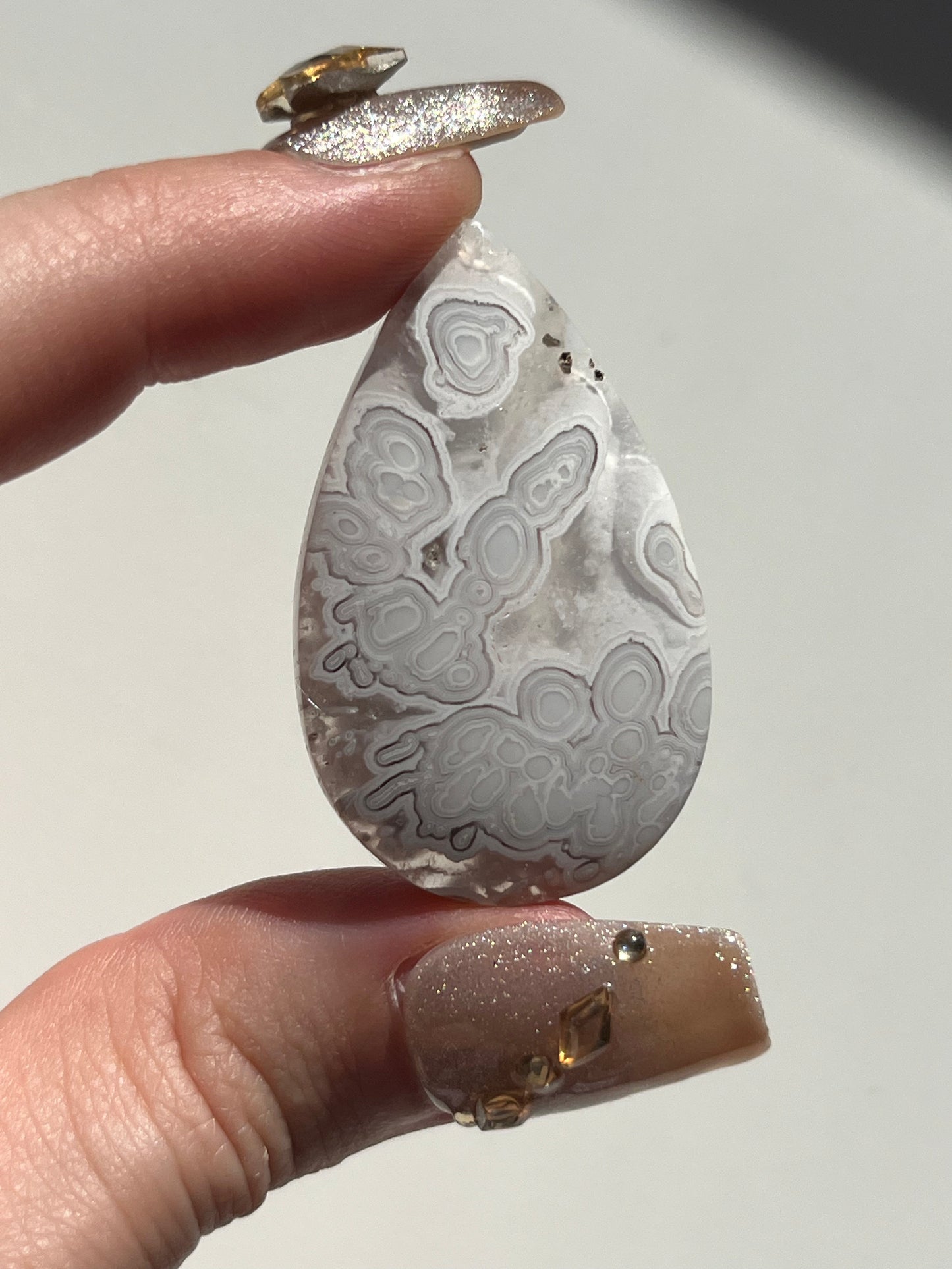 A Grade Orbicular Nebula Agate Cabochon (You Choose)