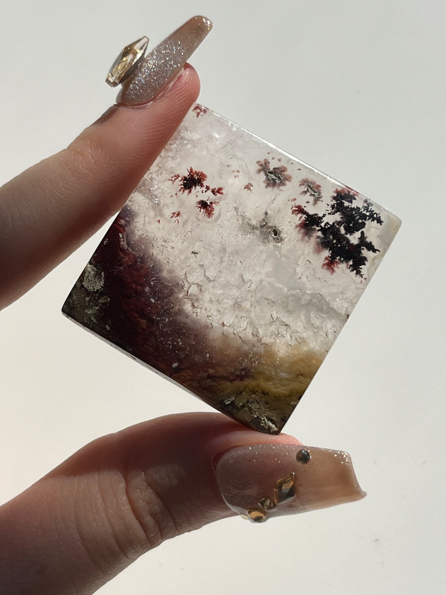 A Grade Scenic Moss Agate Cabochon (You Choose)