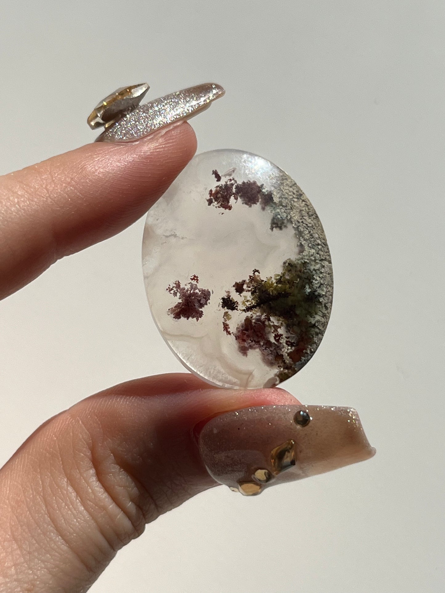 A Grade Scenic Moss Agate Cabochon (You Choose)