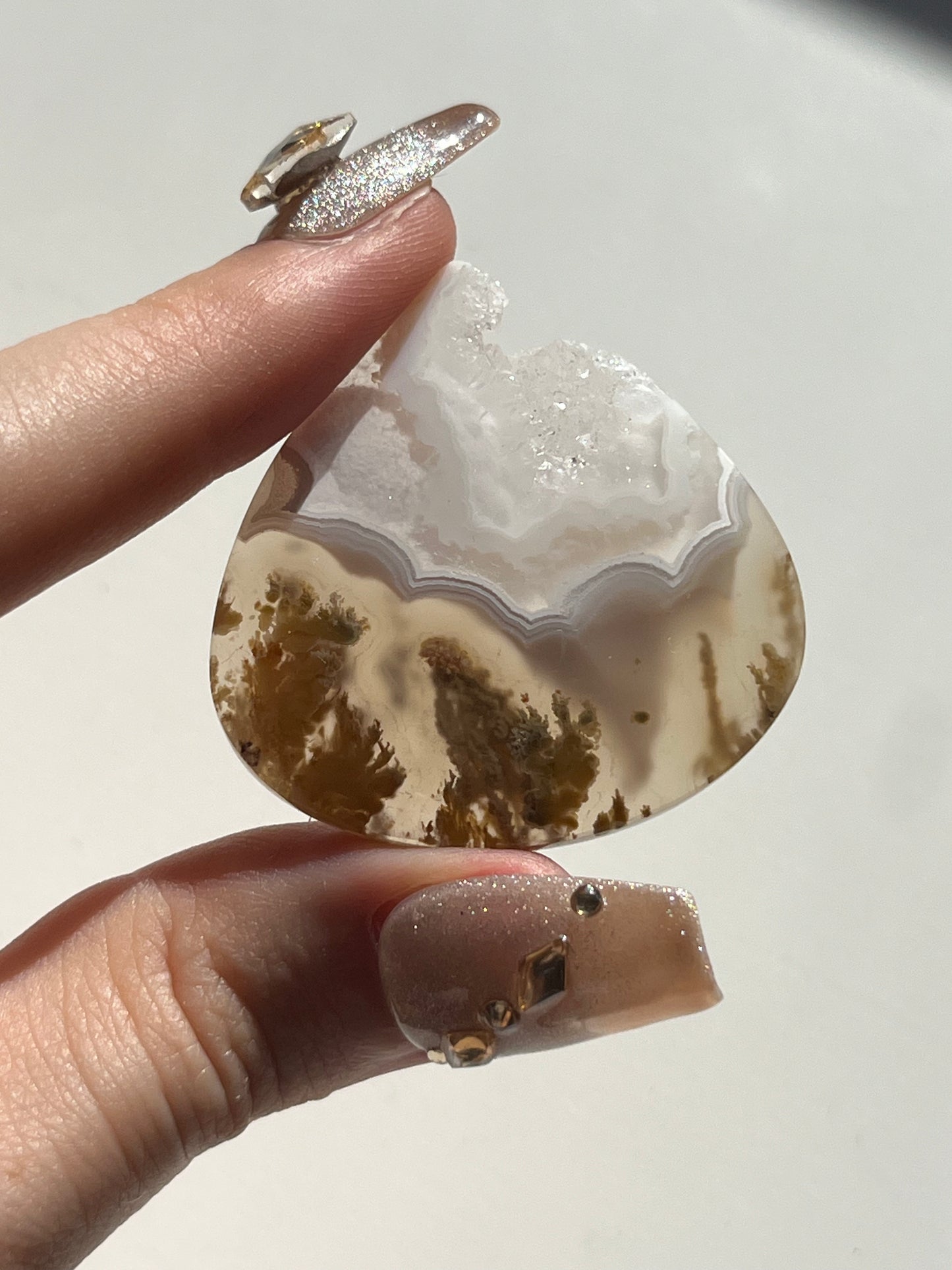 A Grade Scenic Nebula Agate Cabochon (You Choose)