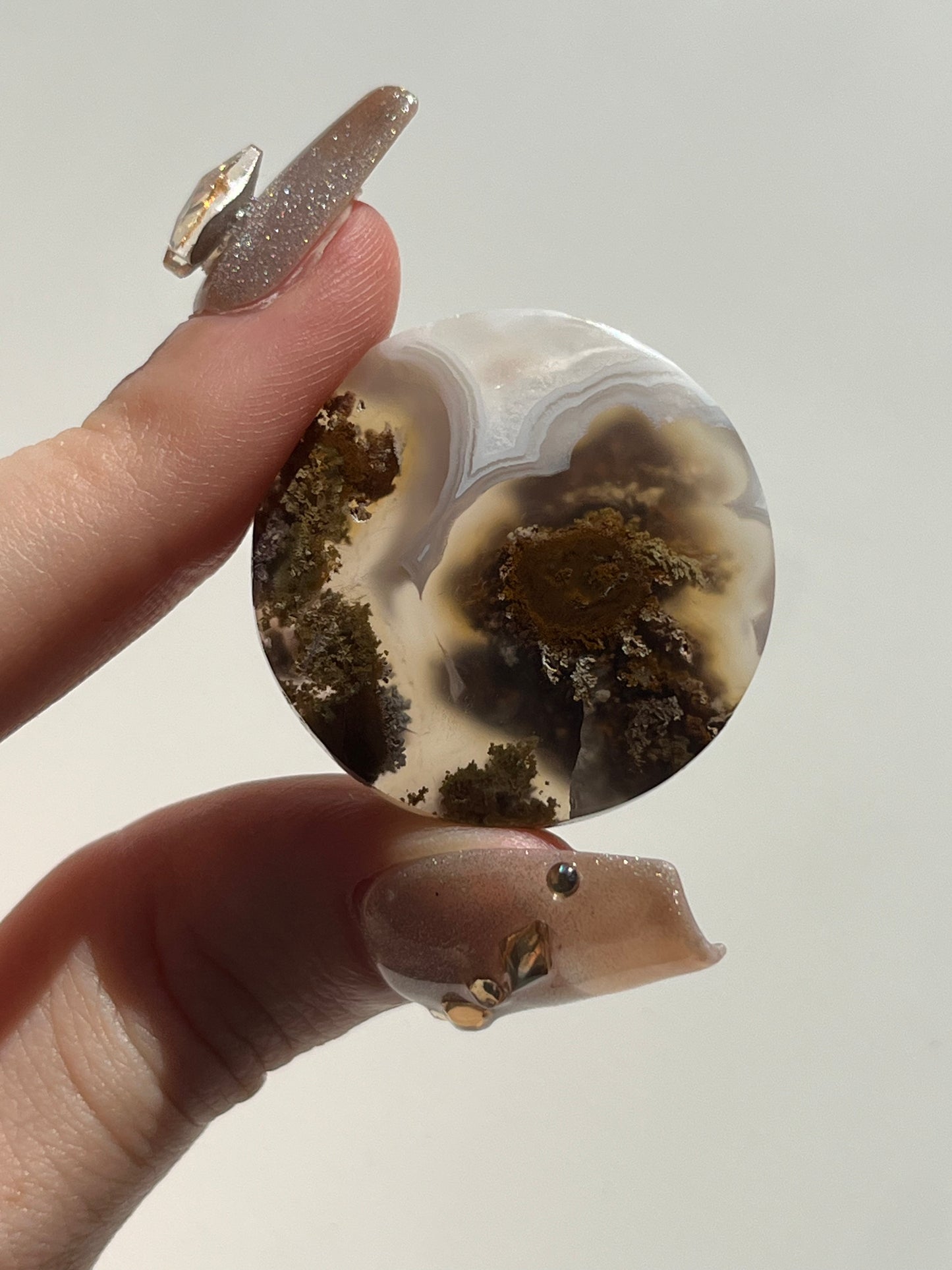 A Grade Scenic Nebula Agate Cabochon (You Choose)