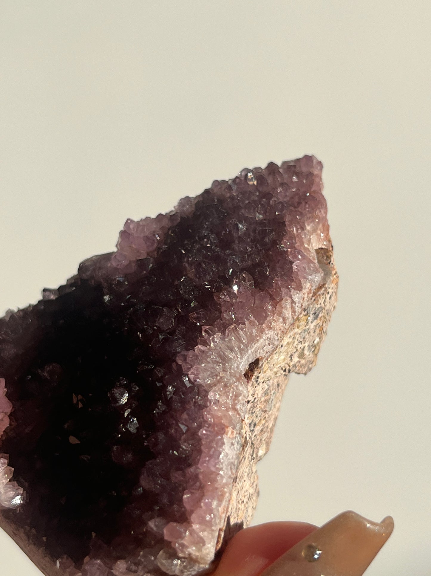 Alacam Amethyst with Barite Pseudomorph Specimen A (Self standing)