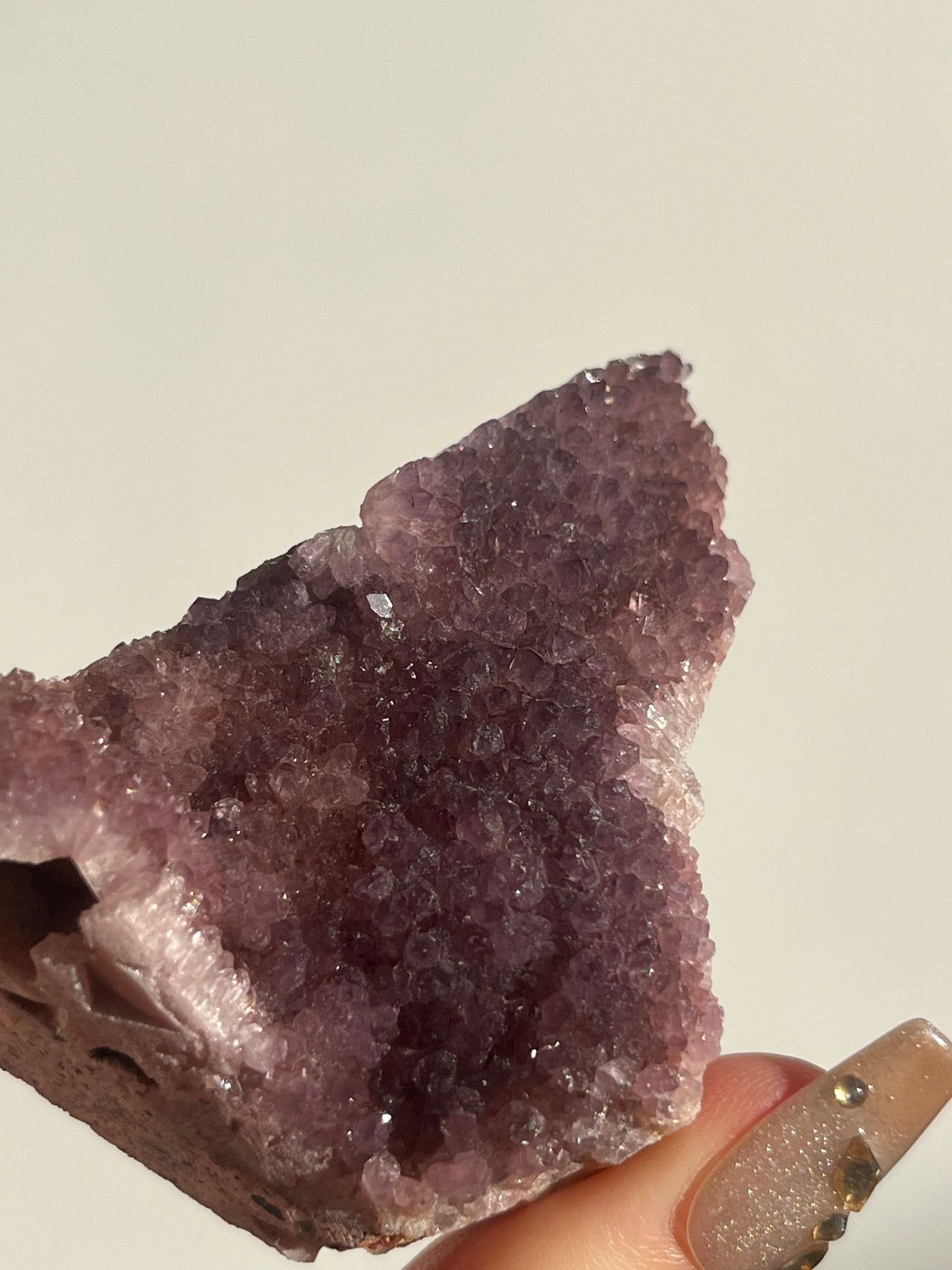 Alacam Amethyst with Barite Pseudomorph Specimen A (Self standing)