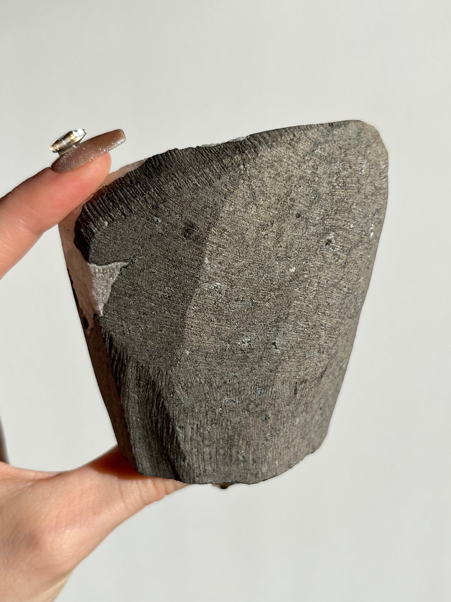 Apophyllite with Stilbite Geode Cave in Basalt K
