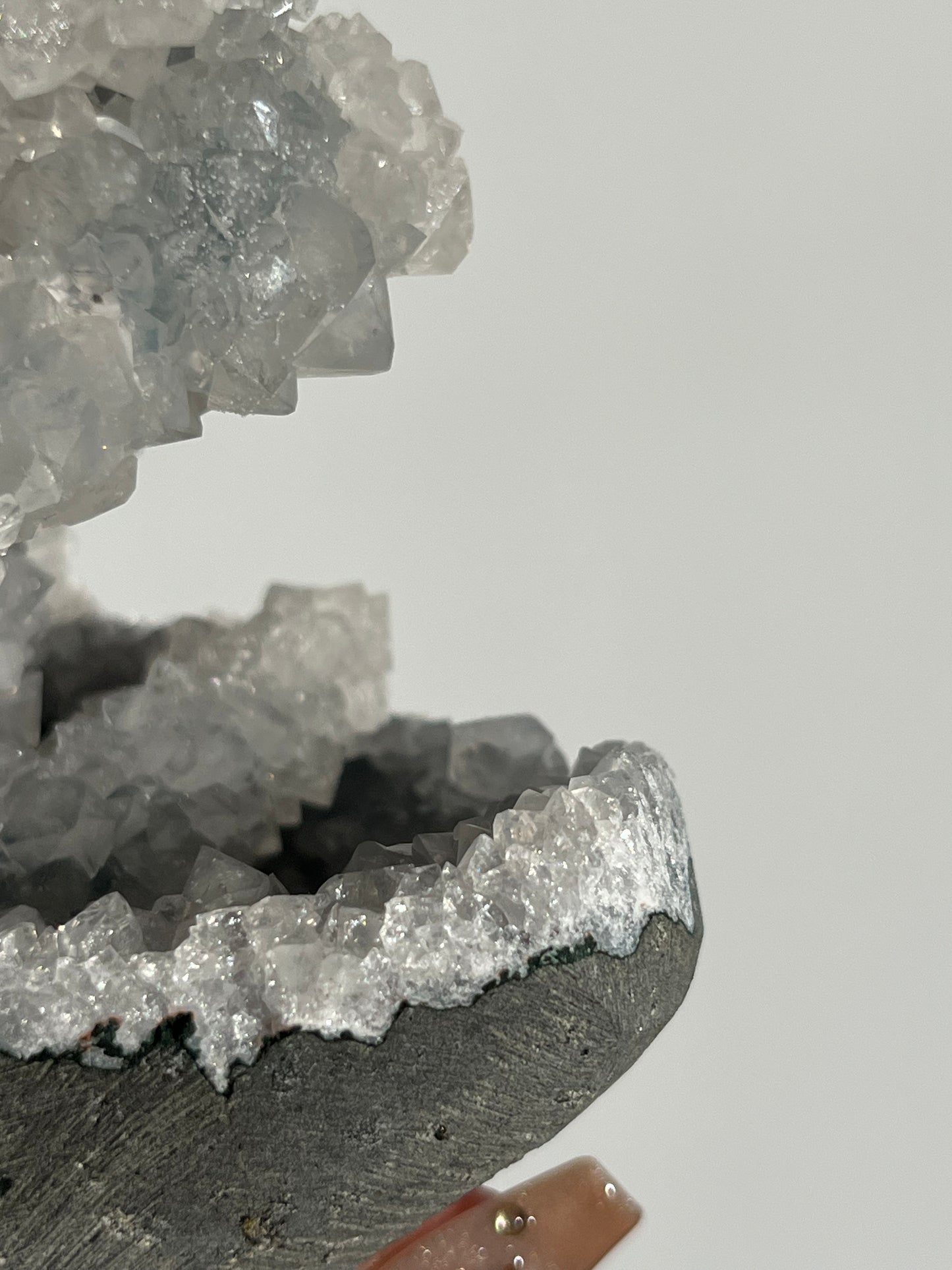 Apophyllite Stalactite Geode Cave in Basalt M
