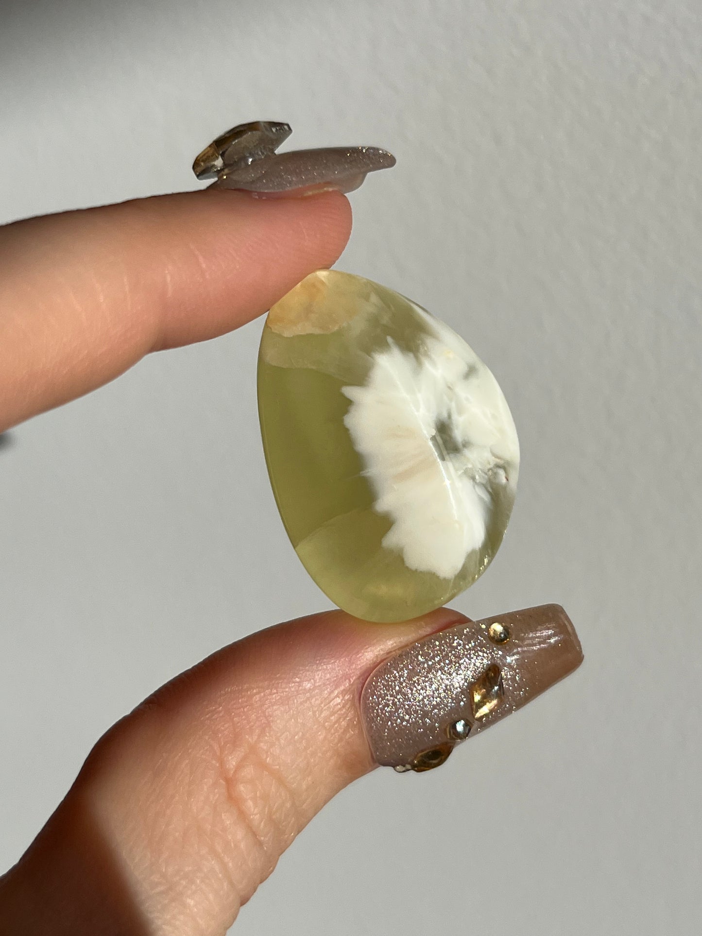 Australian Prehnite and Natrolite Large Tumbled Stone (You Choose)