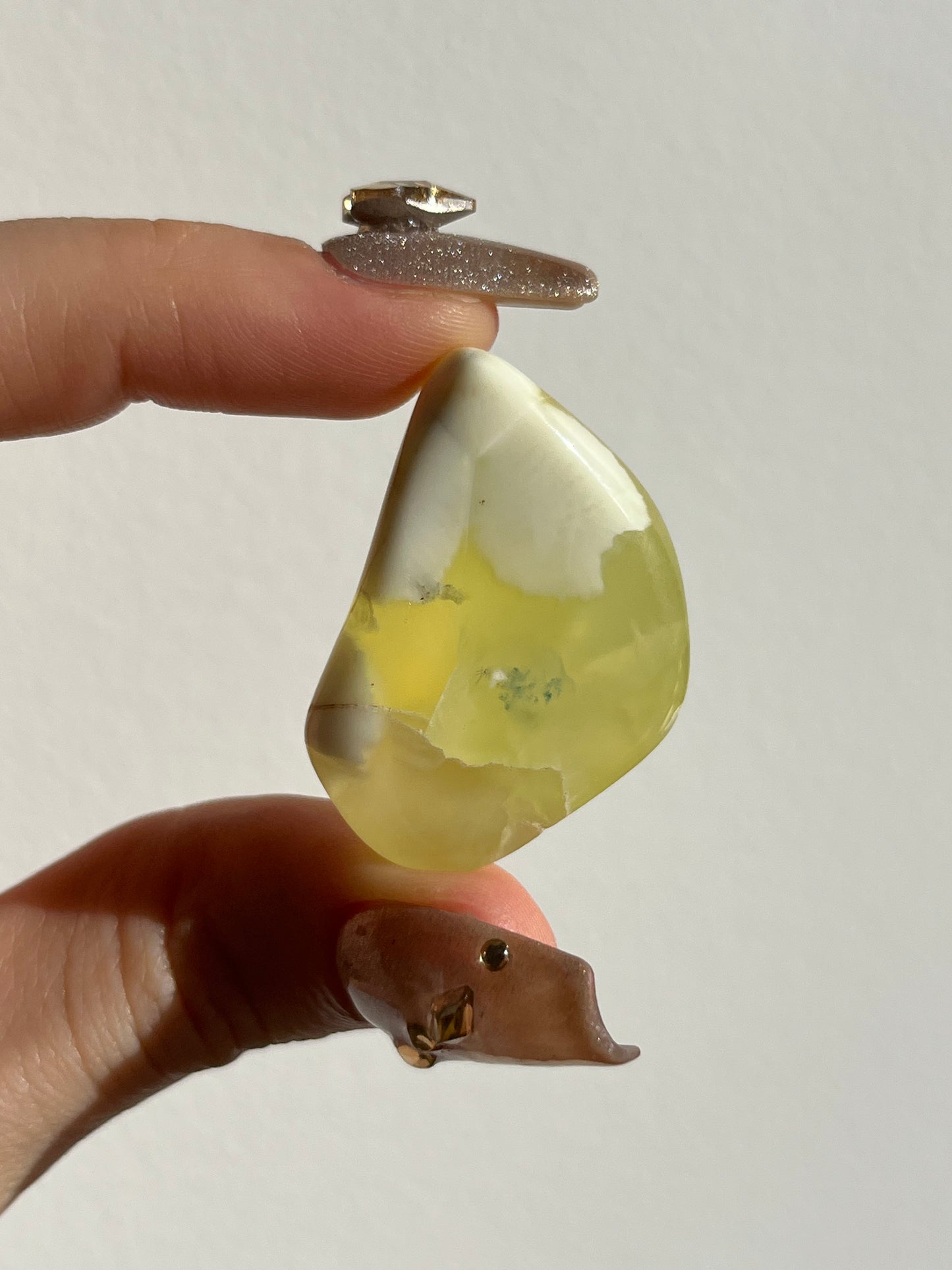 Australian Prehnite and Natrolite Large Tumbled Stone (You Choose)