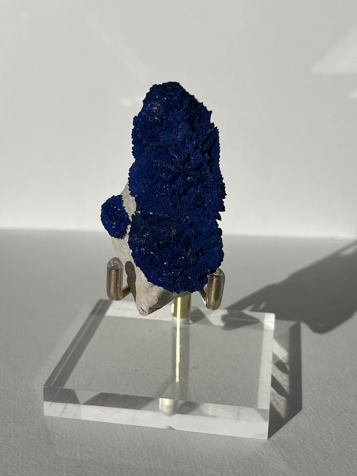Azurite Sun on Clay Specimen D