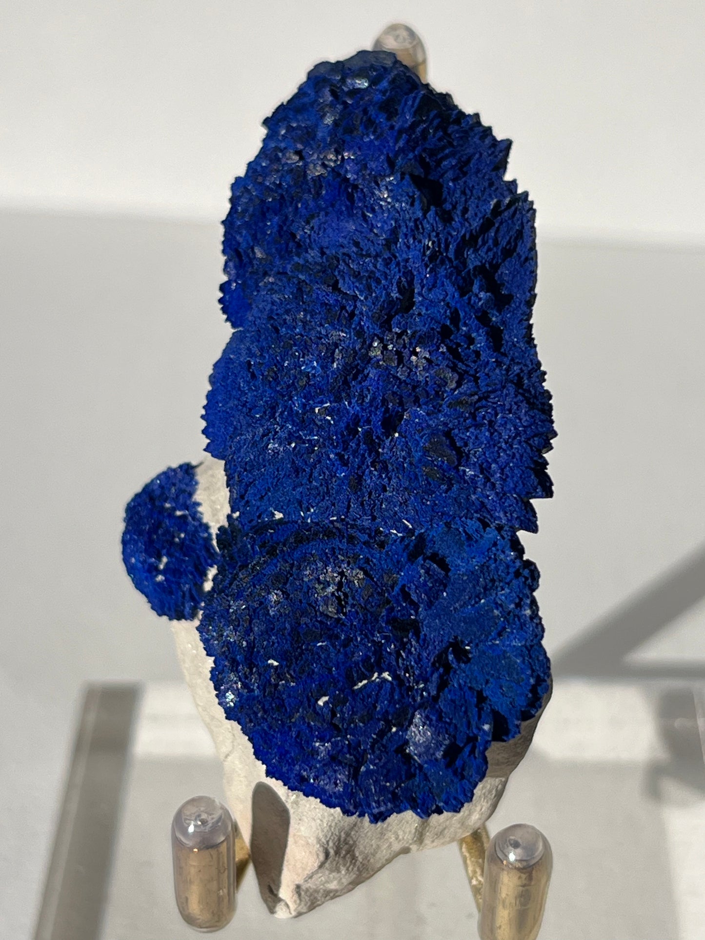 Azurite Sun on Clay Specimen D
