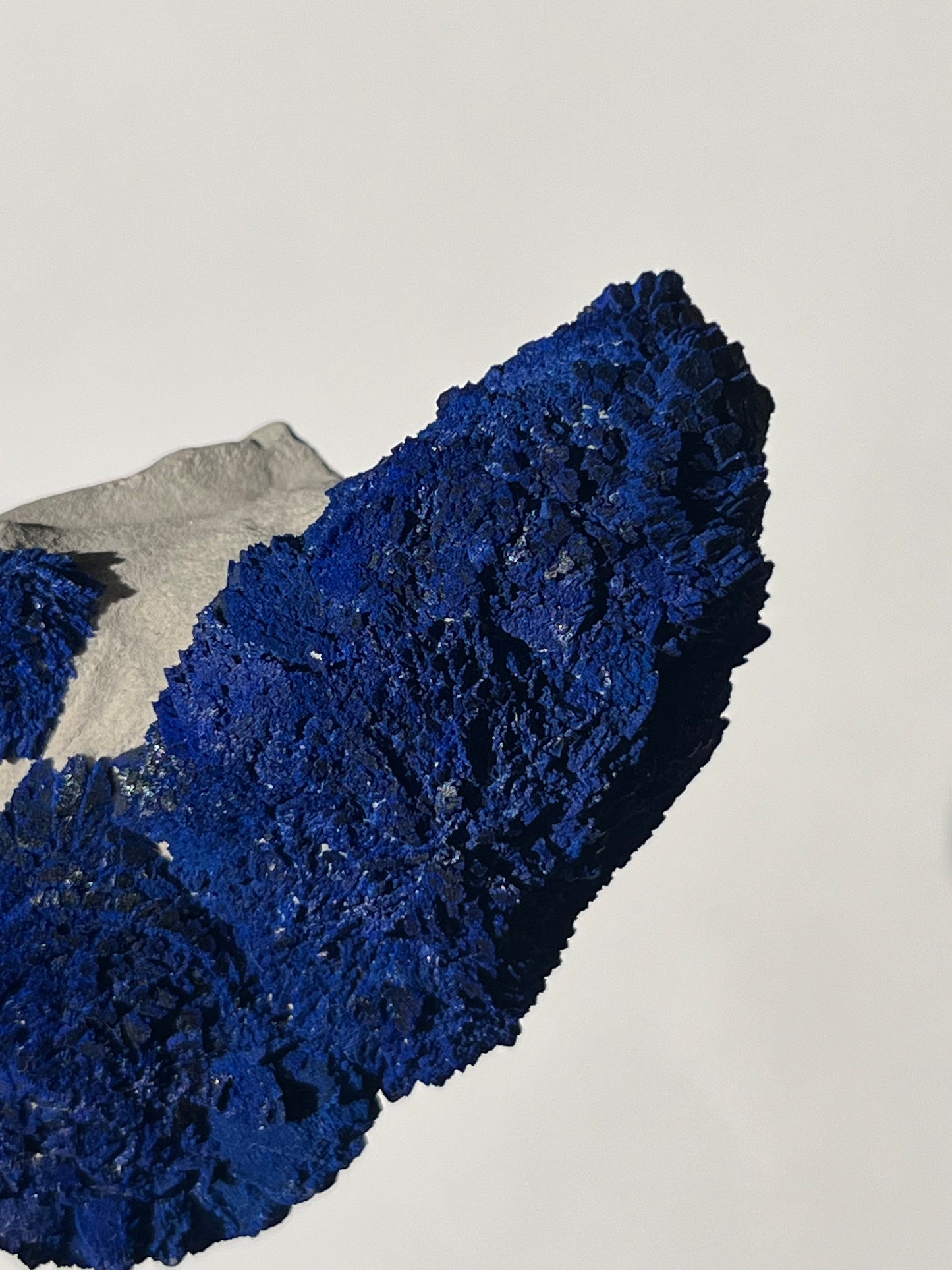 Azurite Sun on Clay Specimen D