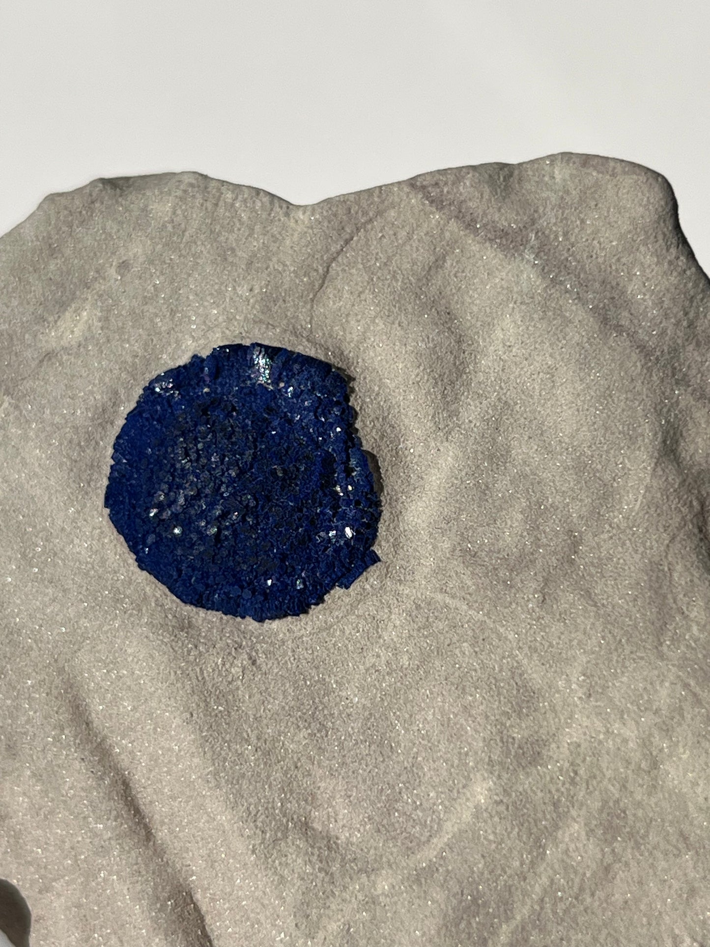 Azurite Sun on Clay Specimen E