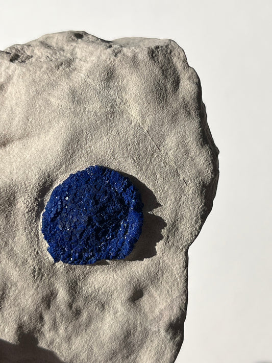 Azurite Sun on Clay Specimen E