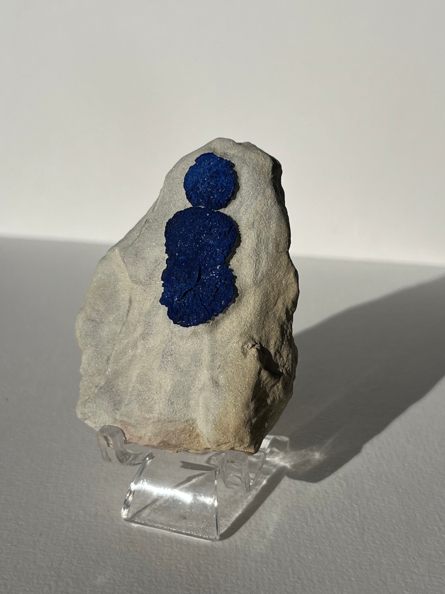 Azurite Sun on Clay Specimen G