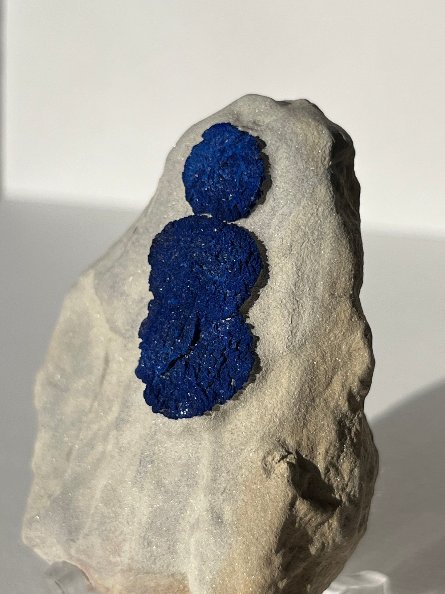 Azurite Sun on Clay Specimen G