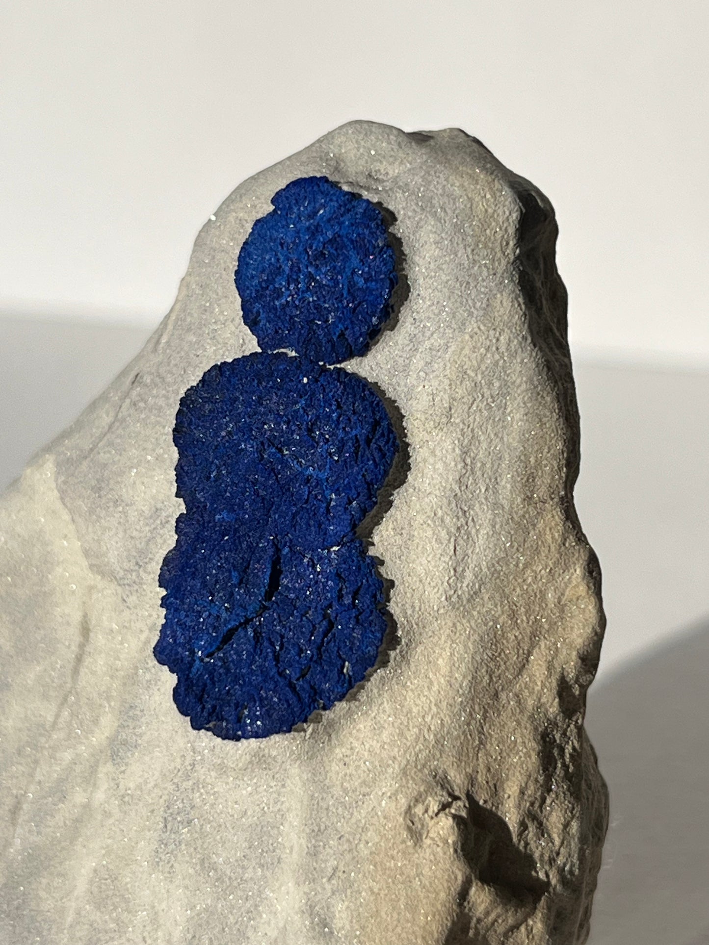 Azurite Sun on Clay Specimen G