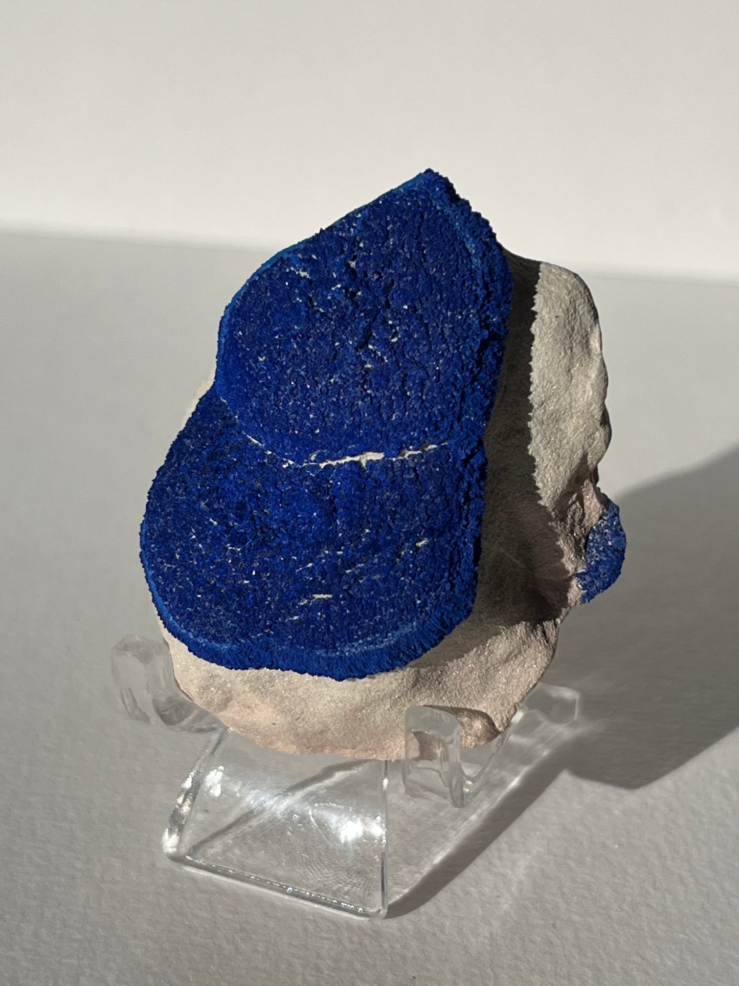 Azurite Sun on Clay Specimen M