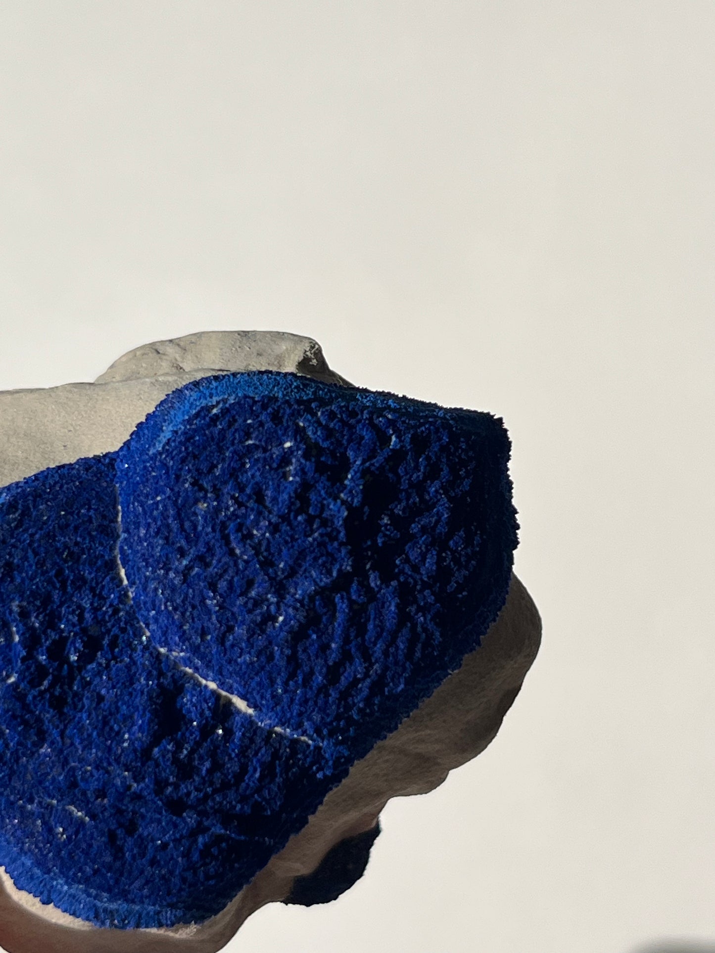 Azurite Sun on Clay Specimen M