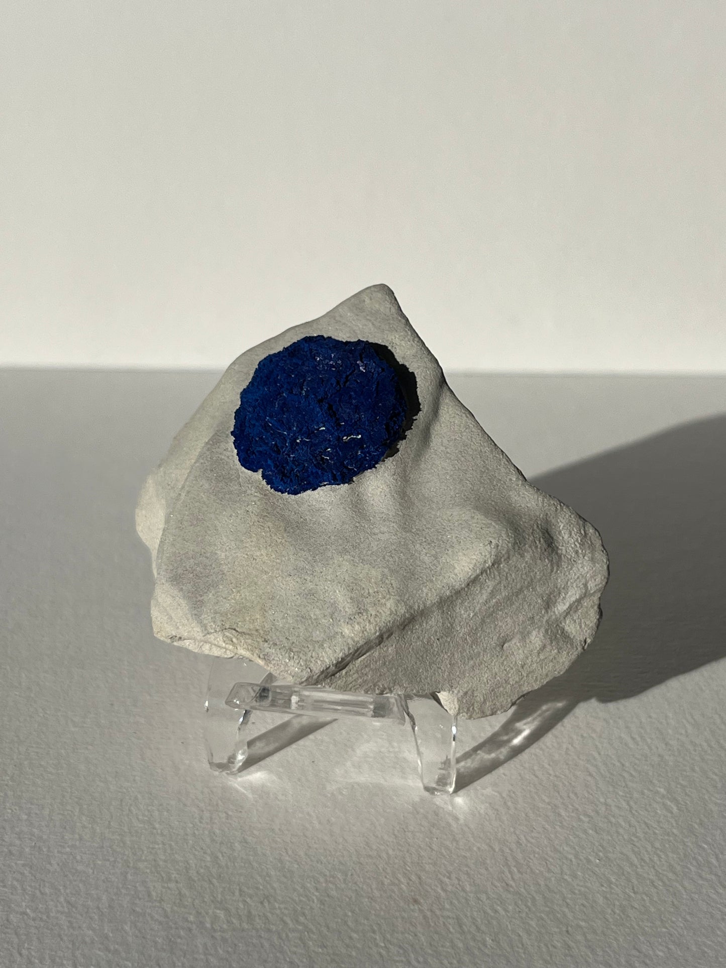 Azurite Sun on Clay Specimen N