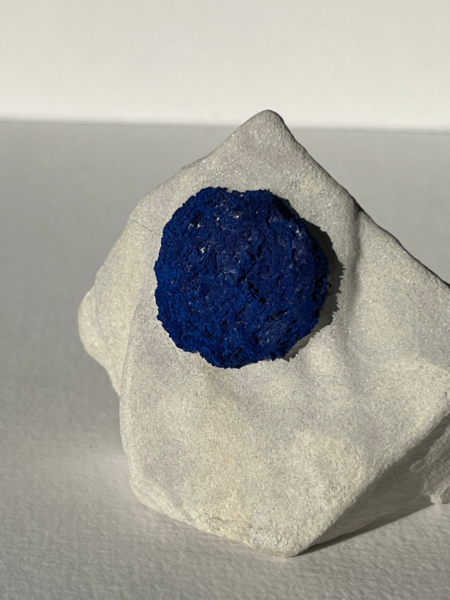Azurite Sun on Clay Specimen N