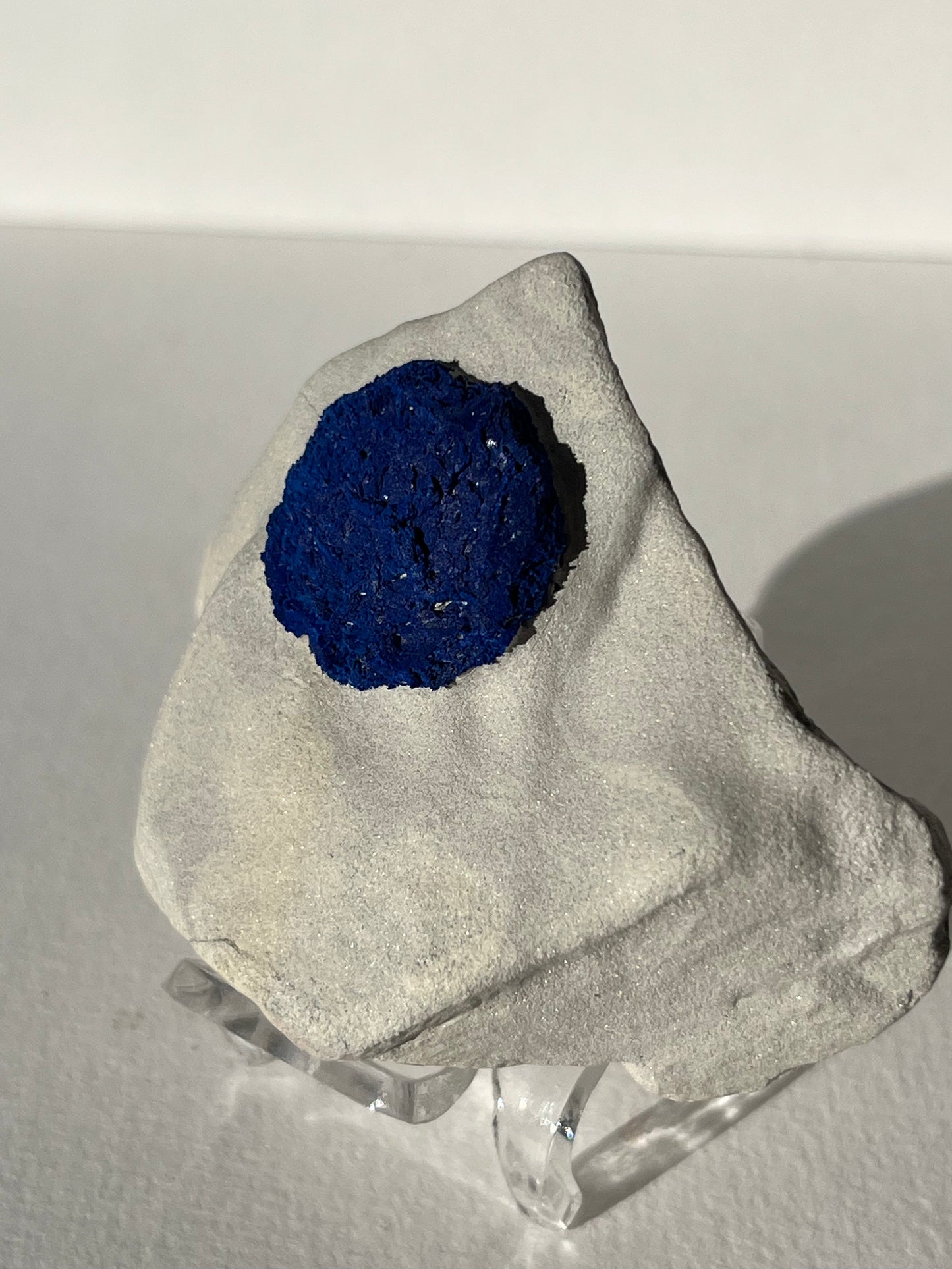 Azurite Sun on Clay Specimen N