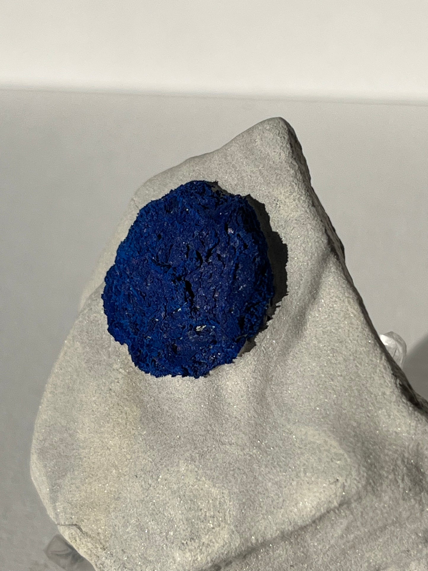 Azurite Sun on Clay Specimen N