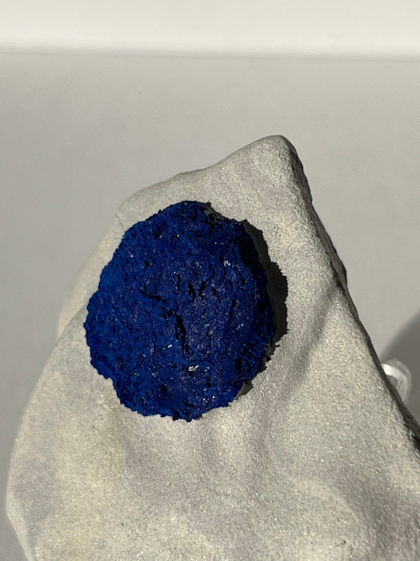 Azurite Sun on Clay Specimen N