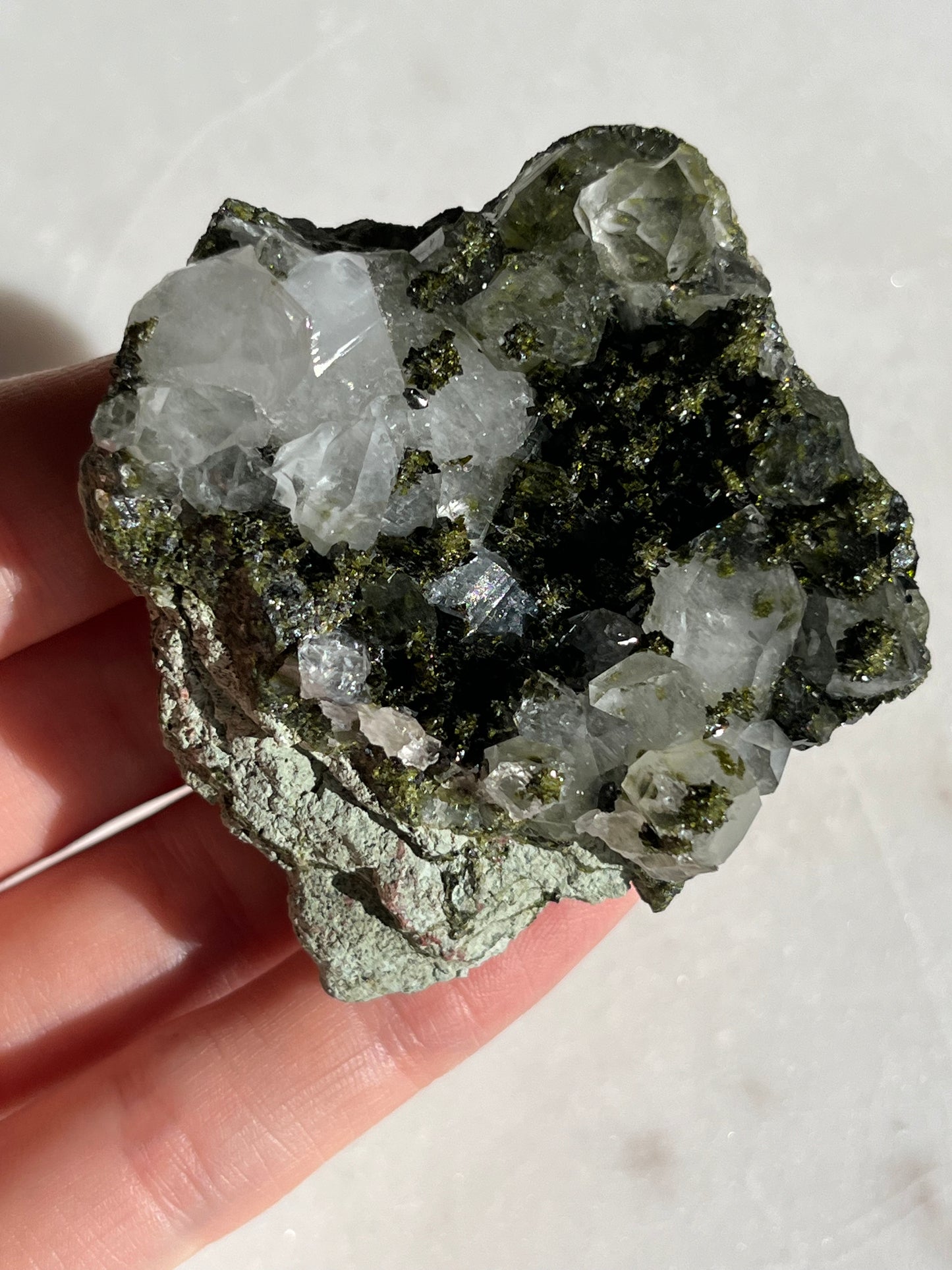 Epidote & Quartz Cluster (You Choose)