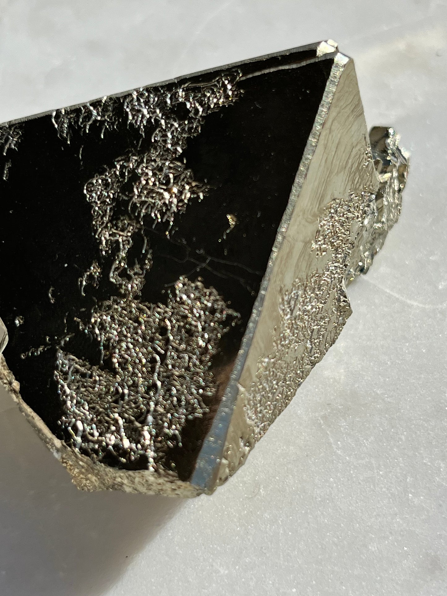 A Grade Octahedral Pyrite Cluster