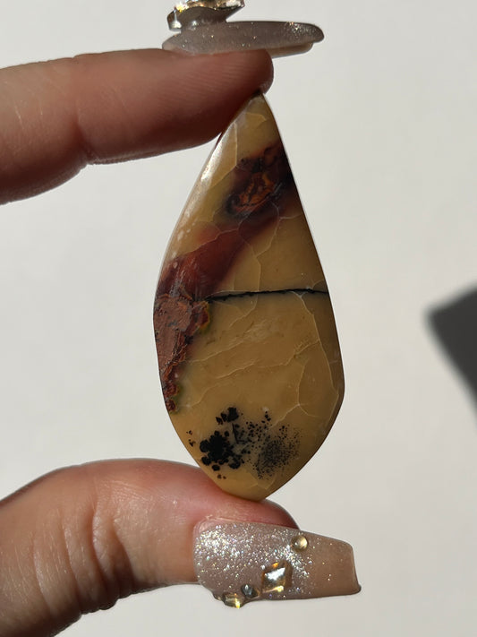 Batu Seniman Picture Jasper with Dendritic Inclusions Cabochon (You Choose)