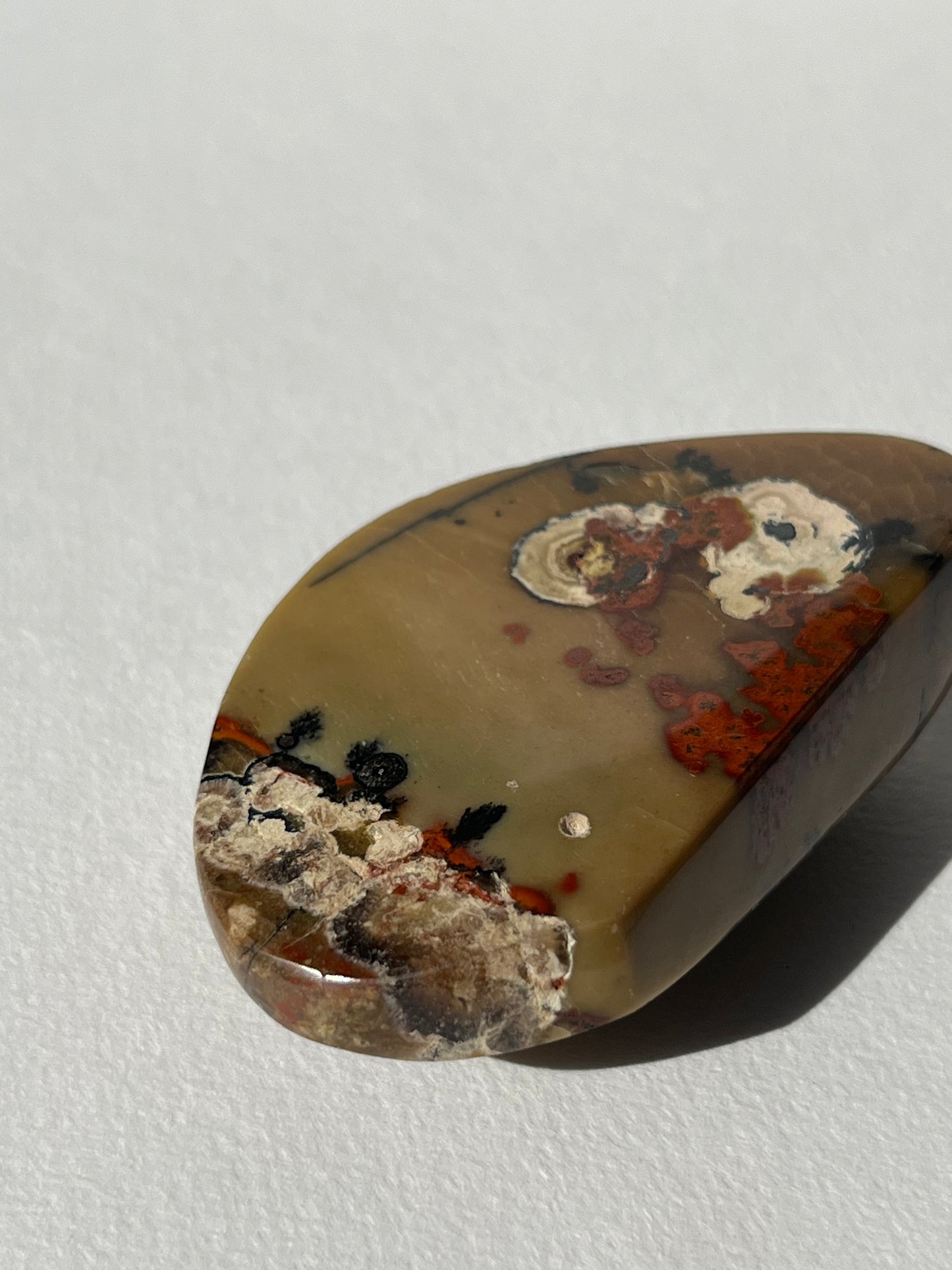 "A Night in Osaka" Batu Seniman Picture Jasper Polished Freeform with Dendritic Inclusions B (Self-Standing)