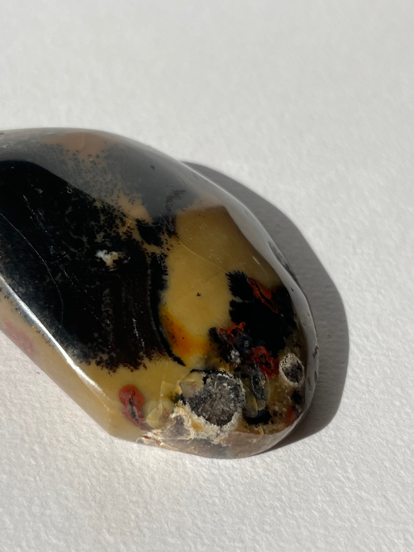 "A Night in Osaka" Batu Seniman Picture Jasper Polished Freeform with Dendritic Inclusions B (Self-Standing)