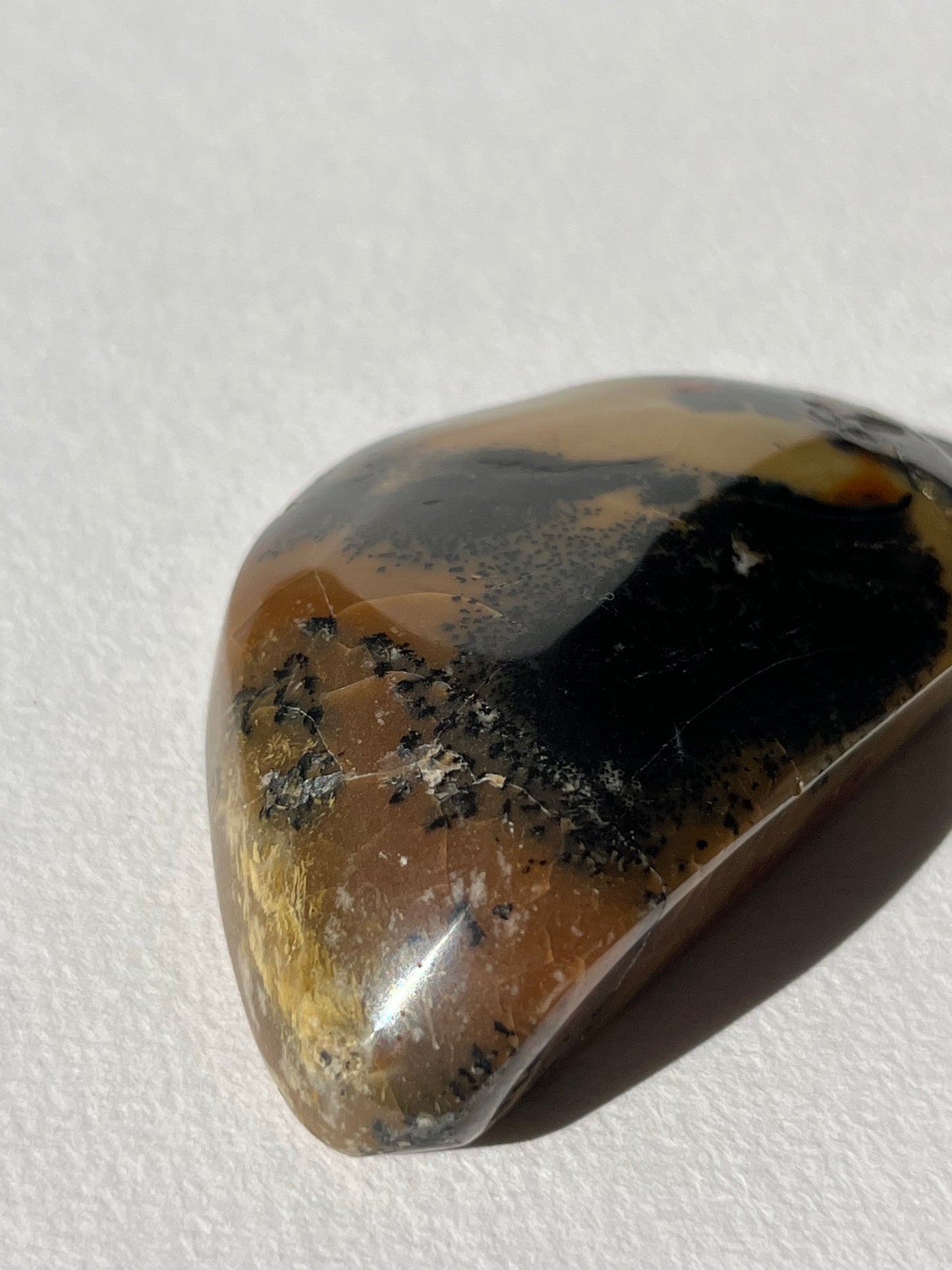 "A Night in Osaka" Batu Seniman Picture Jasper Polished Freeform with Dendritic Inclusions B (Self-Standing)