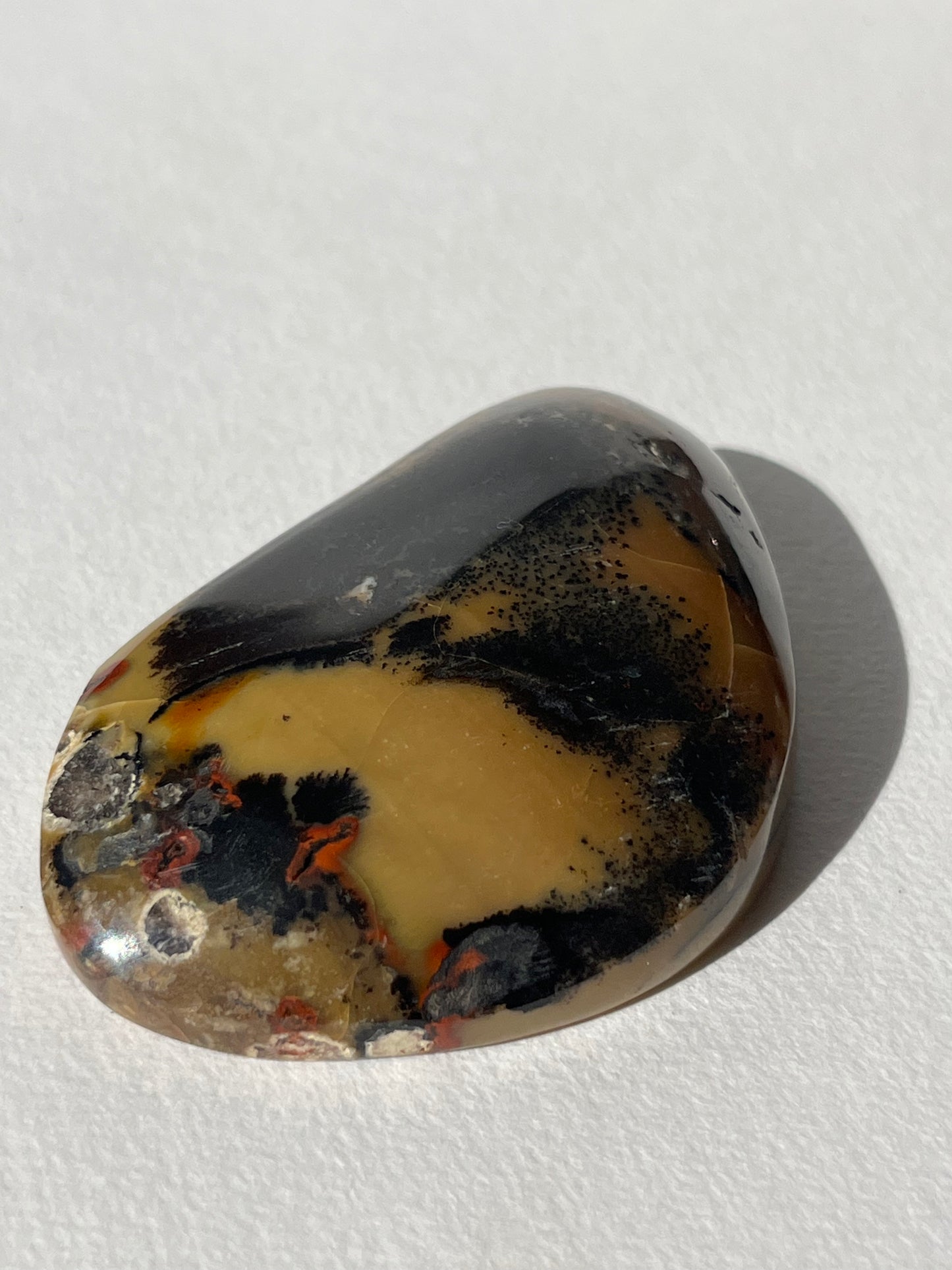 "A Night in Osaka" Batu Seniman Picture Jasper Polished Freeform with Dendritic Inclusions B (Self-Standing)