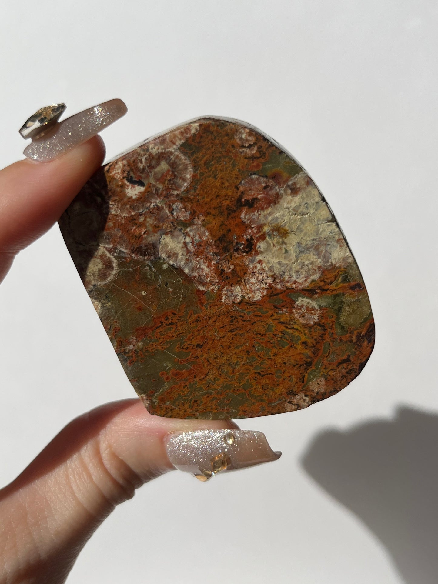 Batu Seniman Picture Jasper Polished Freeform with Dendritic Inclusions C (Self-Standing)