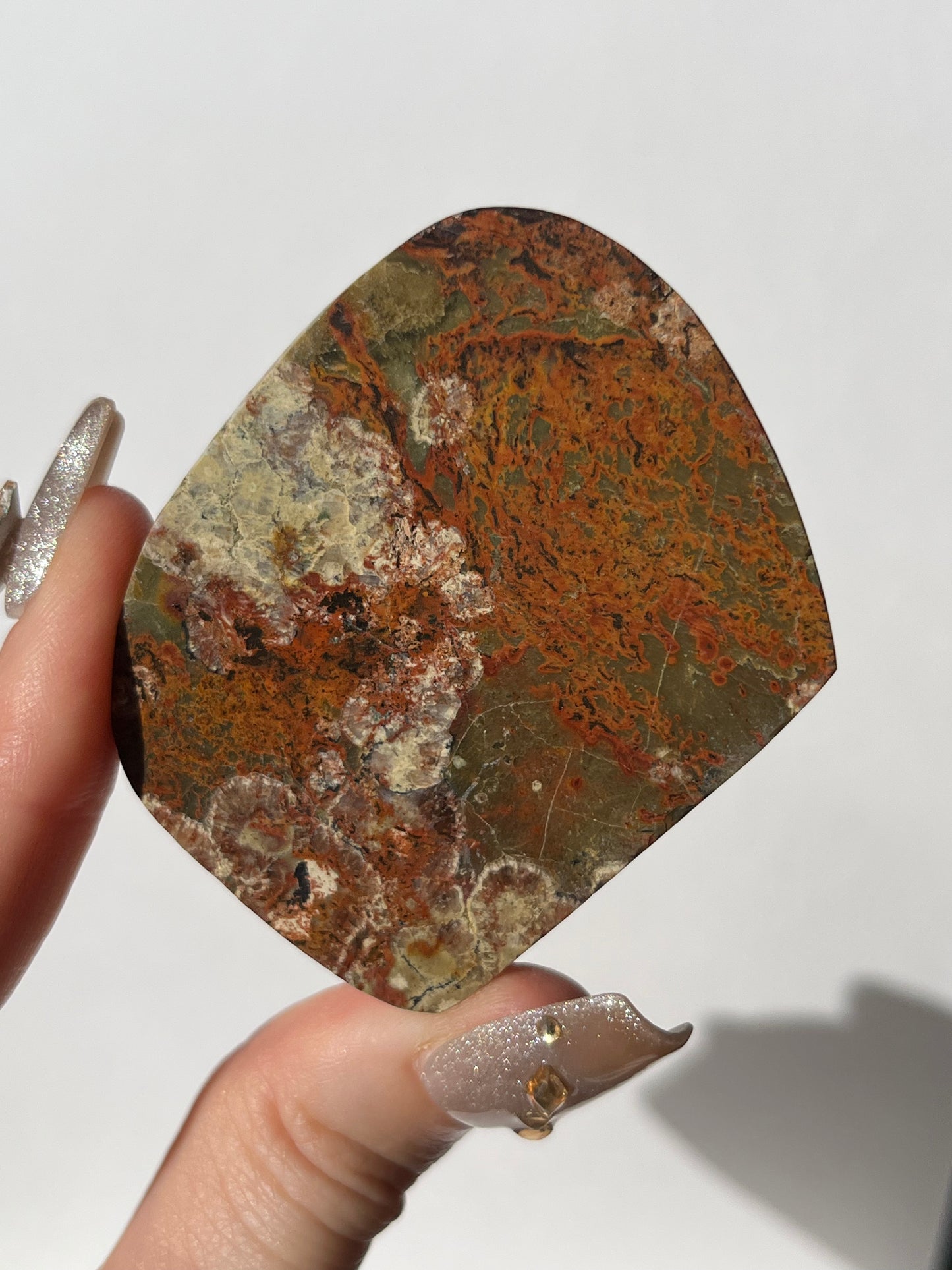 Batu Seniman Picture Jasper Polished Freeform with Dendritic Inclusions C (Self-Standing)