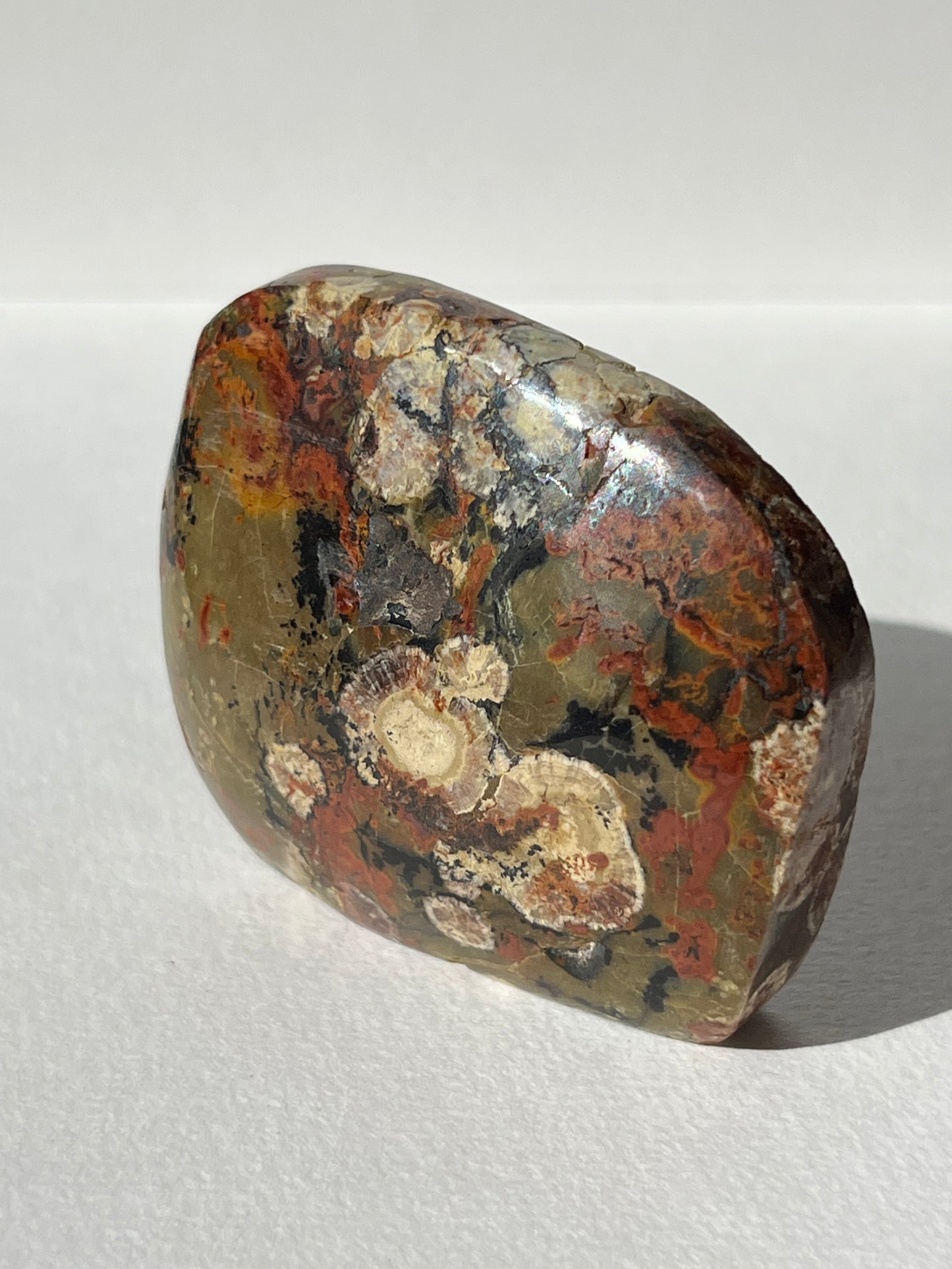 Batu Seniman Picture Jasper Polished Freeform with Dendritic Inclusions C (Self-Standing)