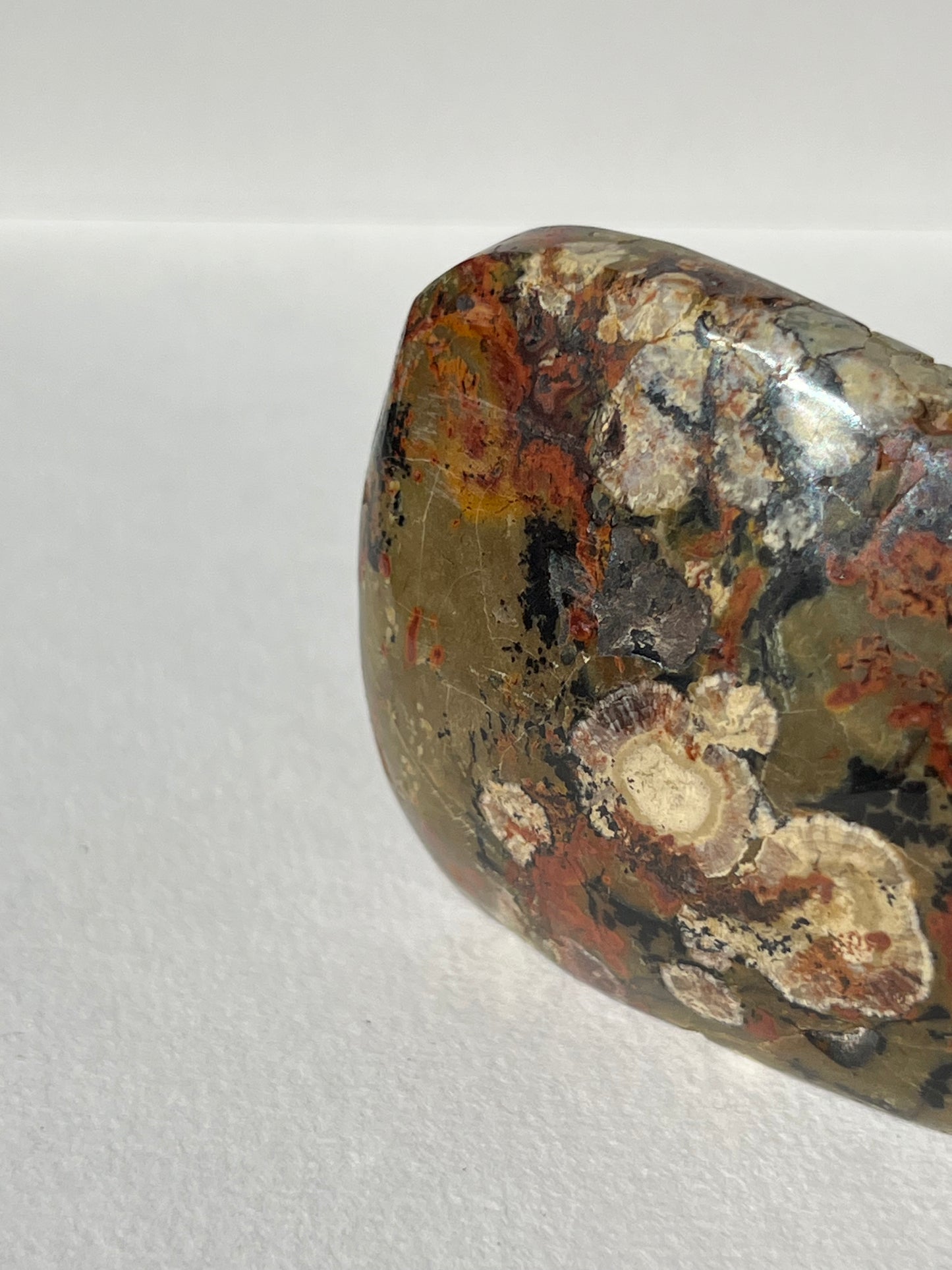 Batu Seniman Picture Jasper Polished Freeform with Dendritic Inclusions C (Self-Standing)