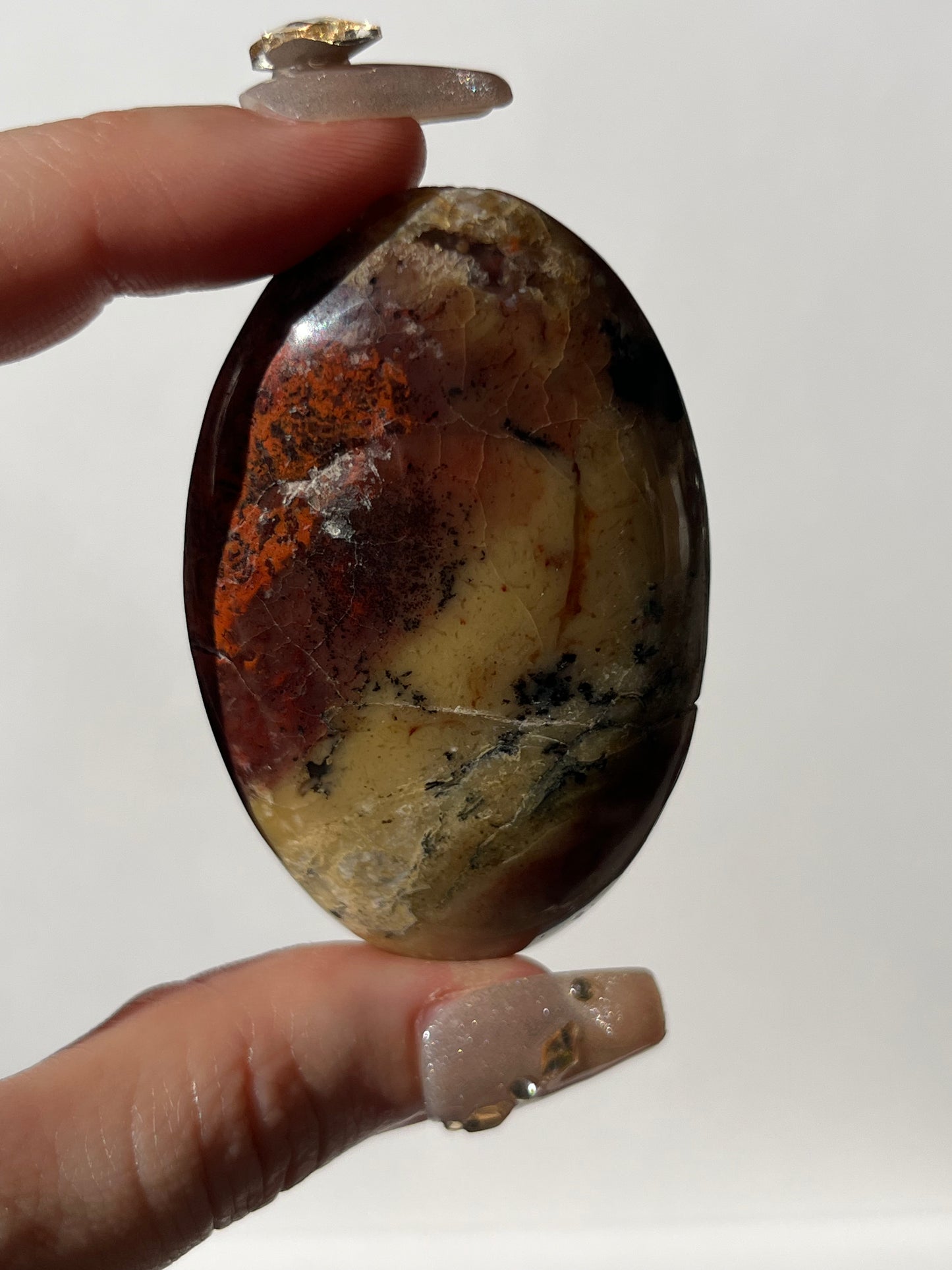 “Fiery Caldera” Batu Seniman Picture Jasper Palmstone G