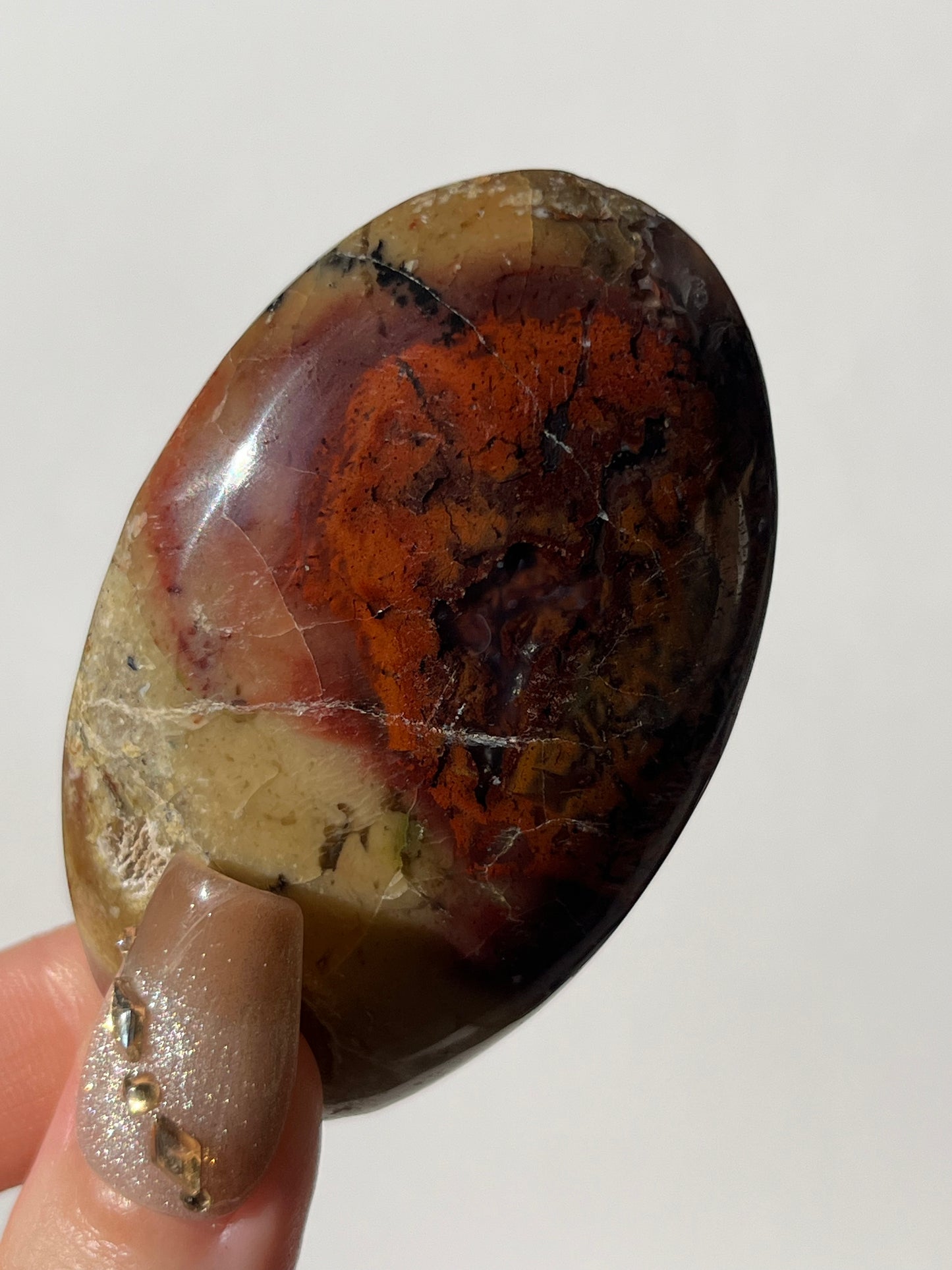 “Fiery Caldera” Batu Seniman Picture Jasper Palmstone G