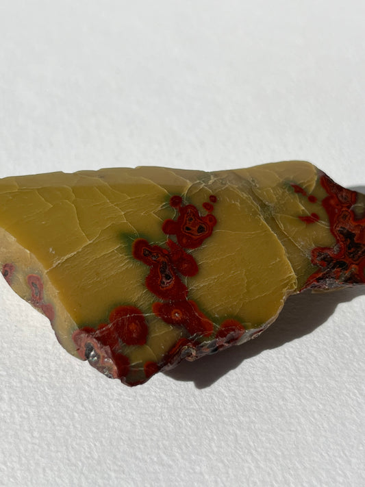 "Topeng Barong" Batu Seniman Picture Jasper Semi Polished Slab G