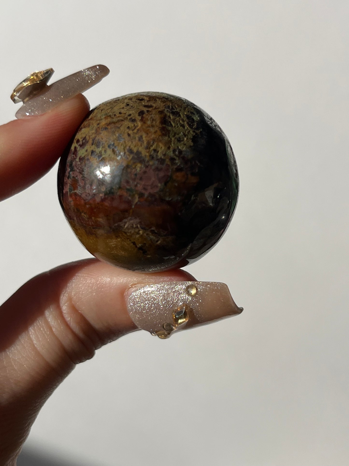 Batu Seniman Picture Jasper Sphere E