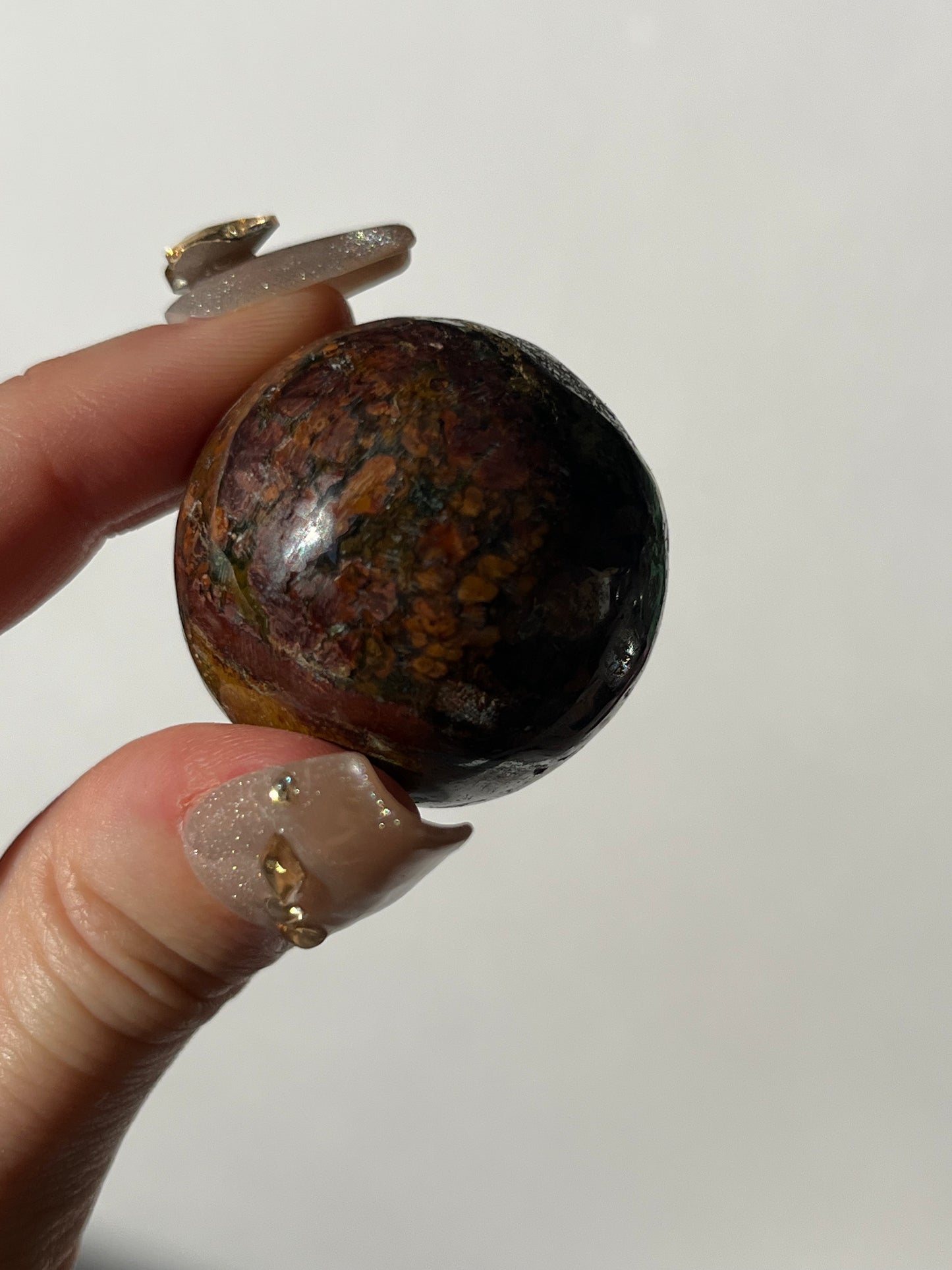 Batu Seniman Picture Jasper Sphere E