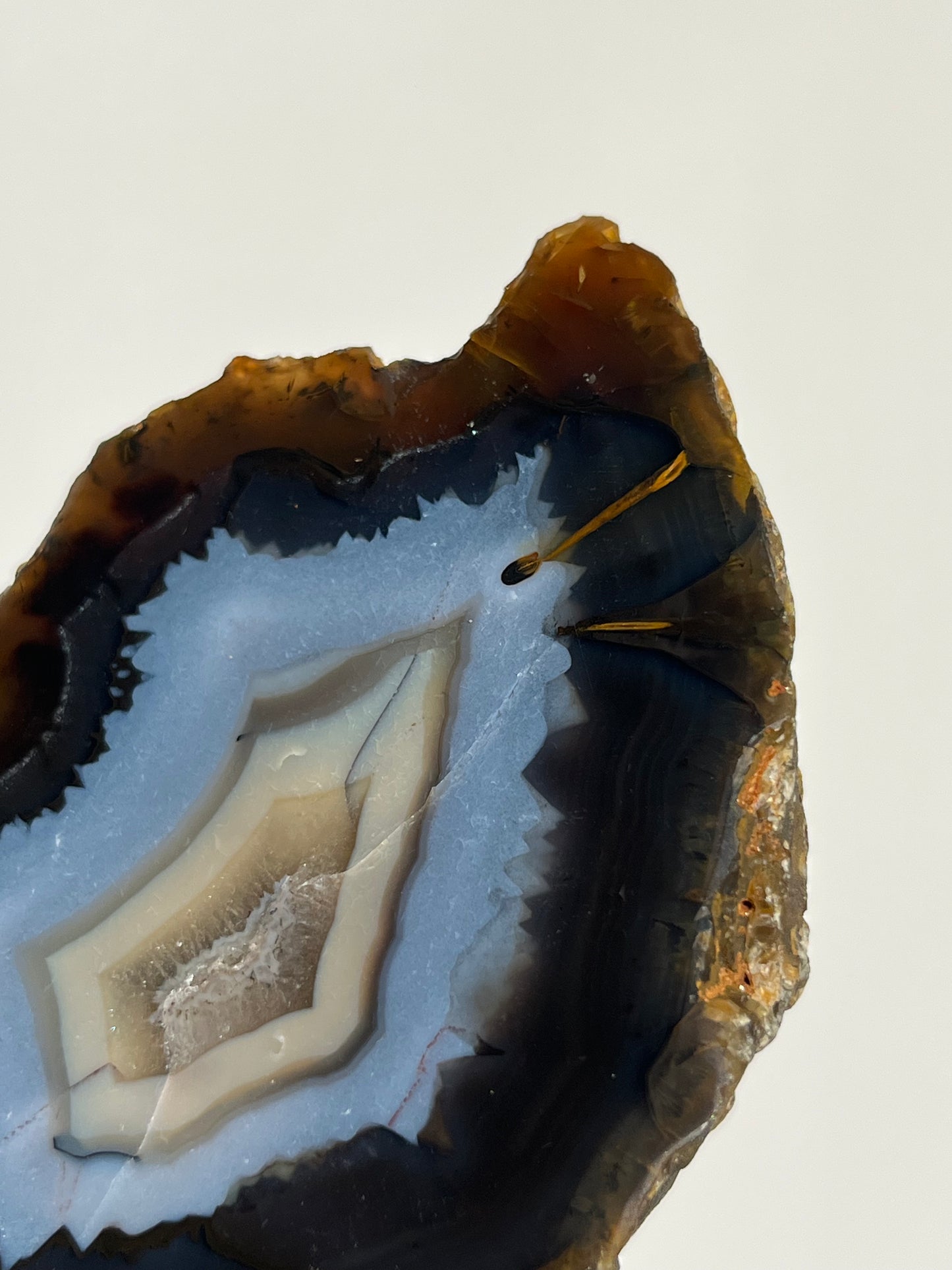 'Oasis Bloom' Blue East Indonesian Agate Geode