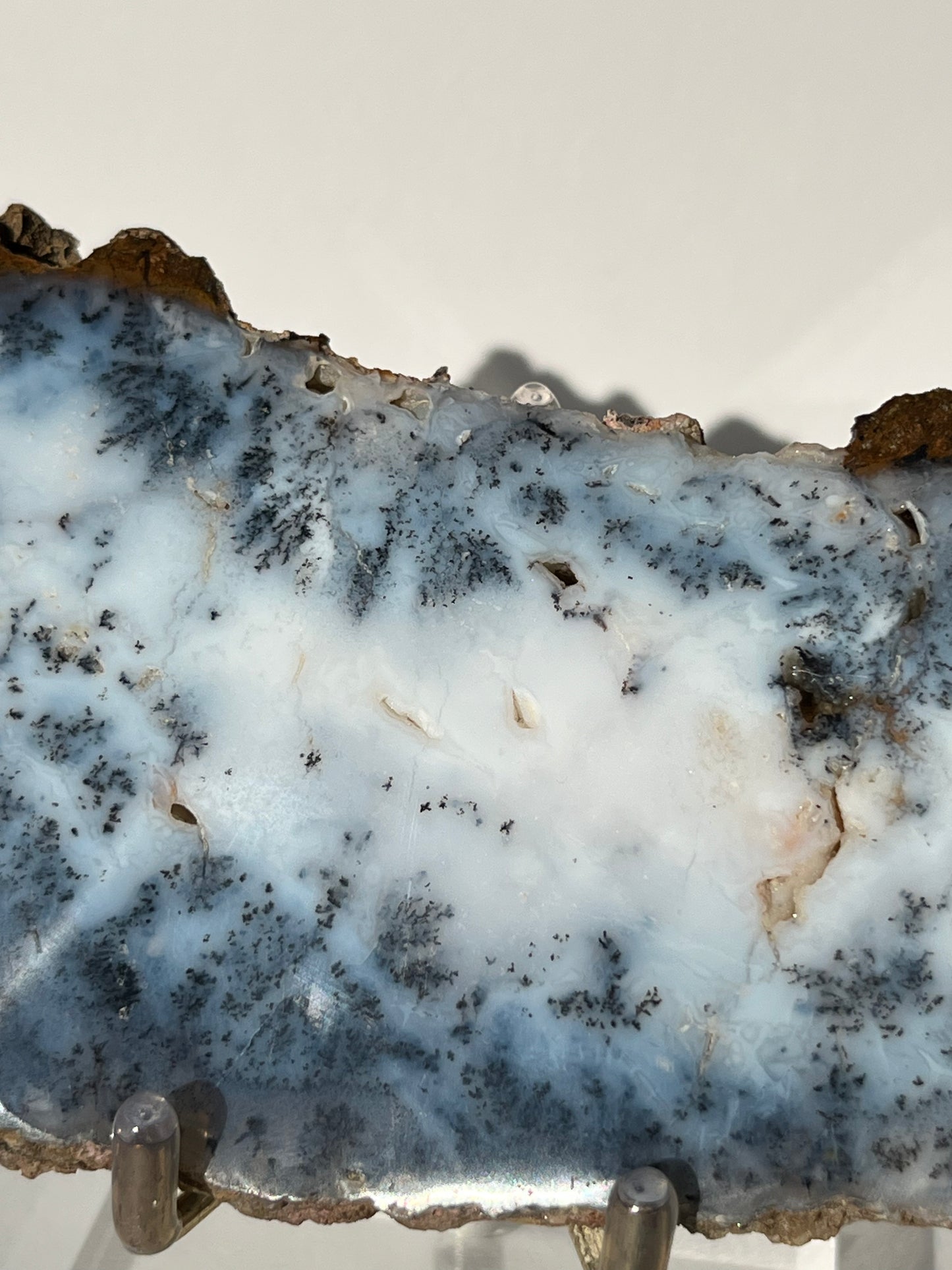 Blue Dendritic Opal Slab C