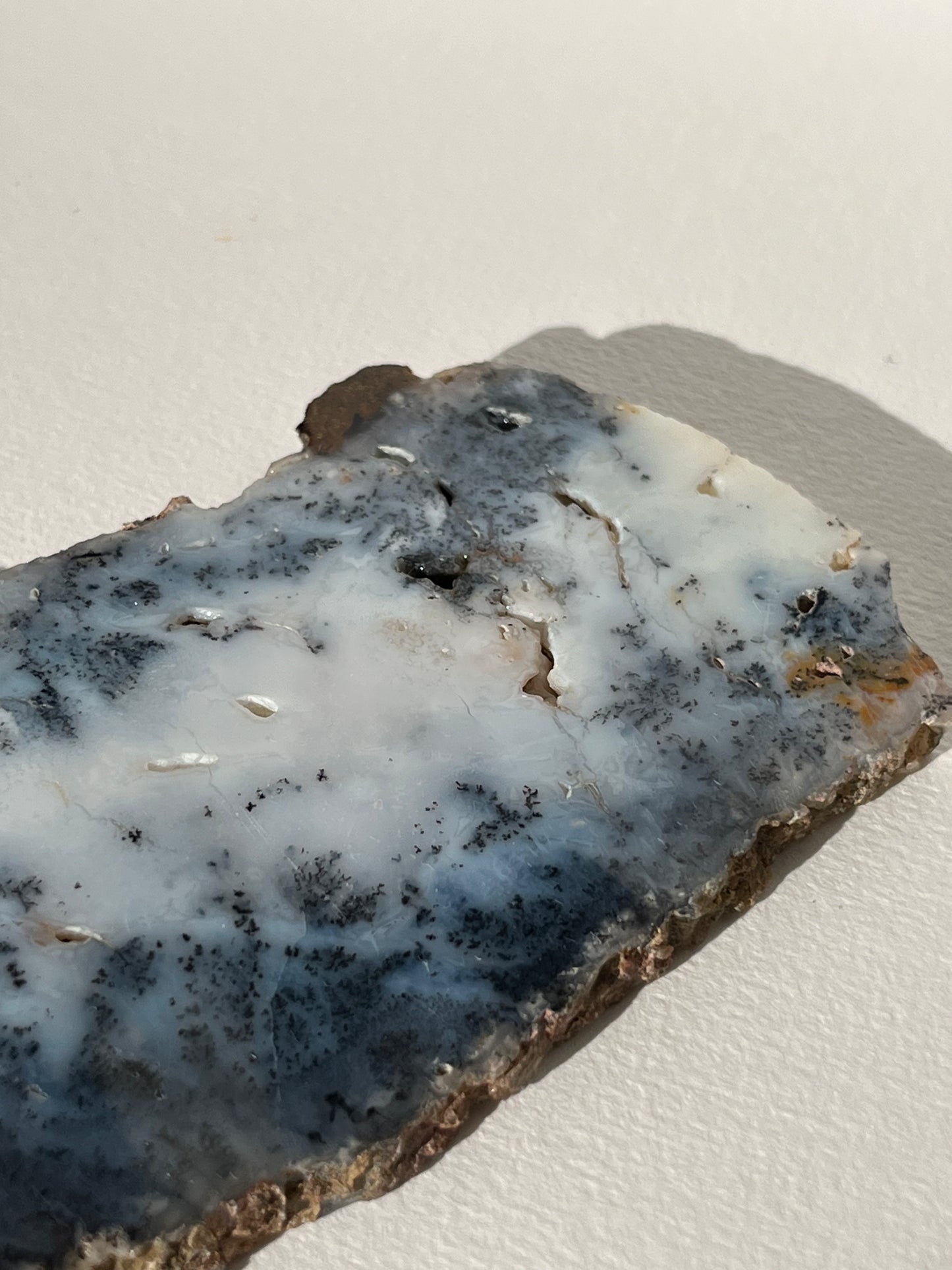 Blue Dendritic Opal Slab C