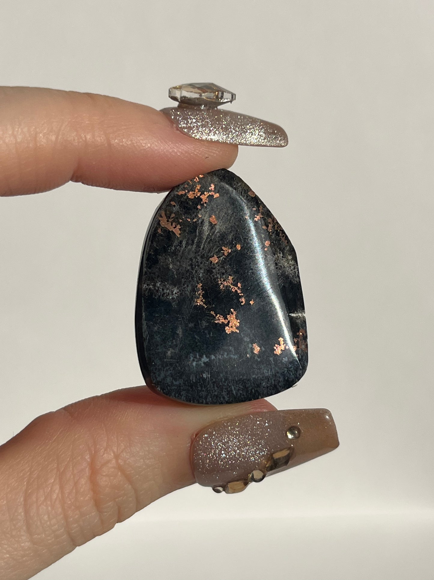 Blue Opalised Petrified Wood with Copper Inclusions Polished Freeform (You Choose)