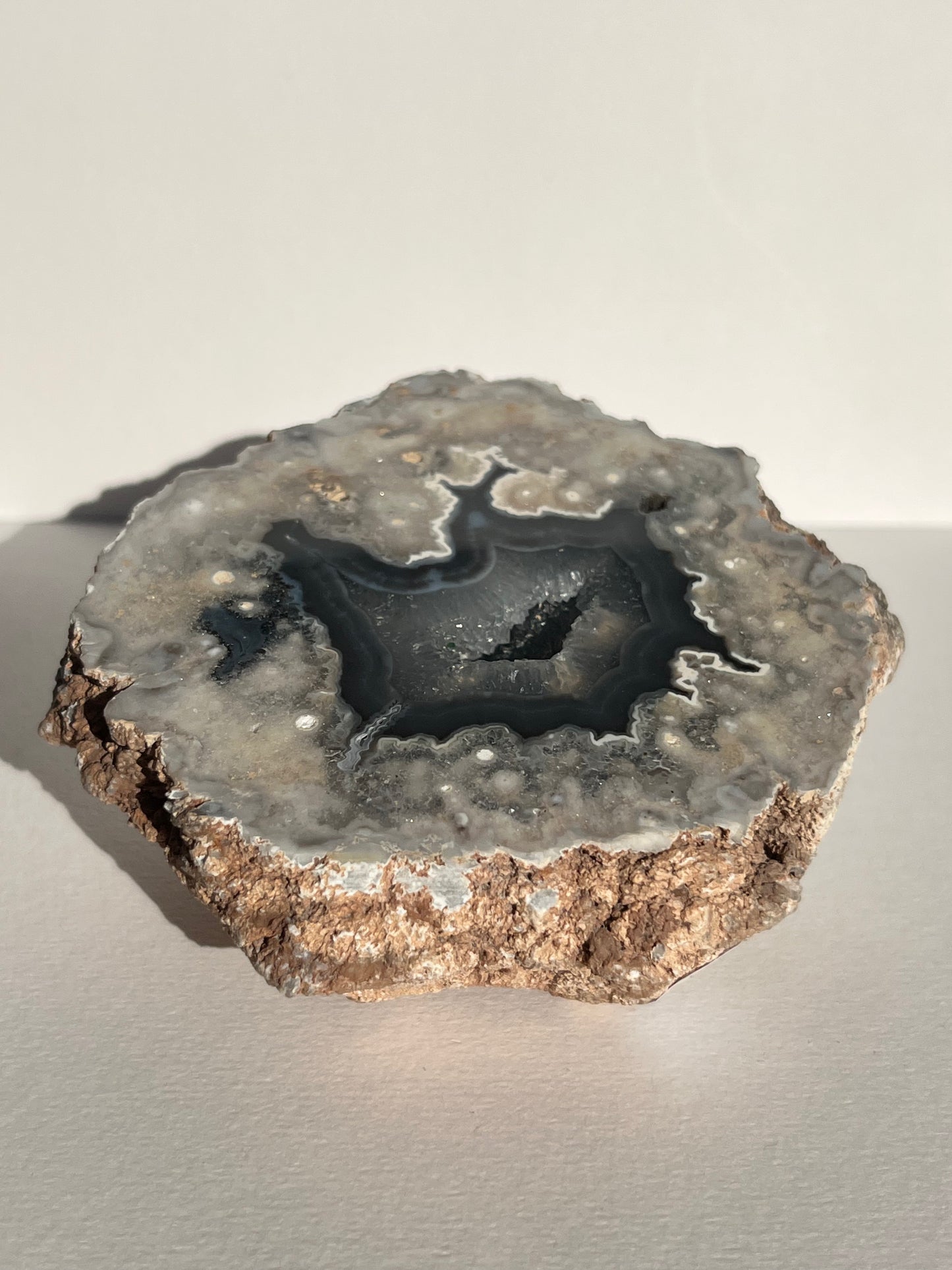 "Flores" Inky Blue Argentinian Puma Agate Specimen