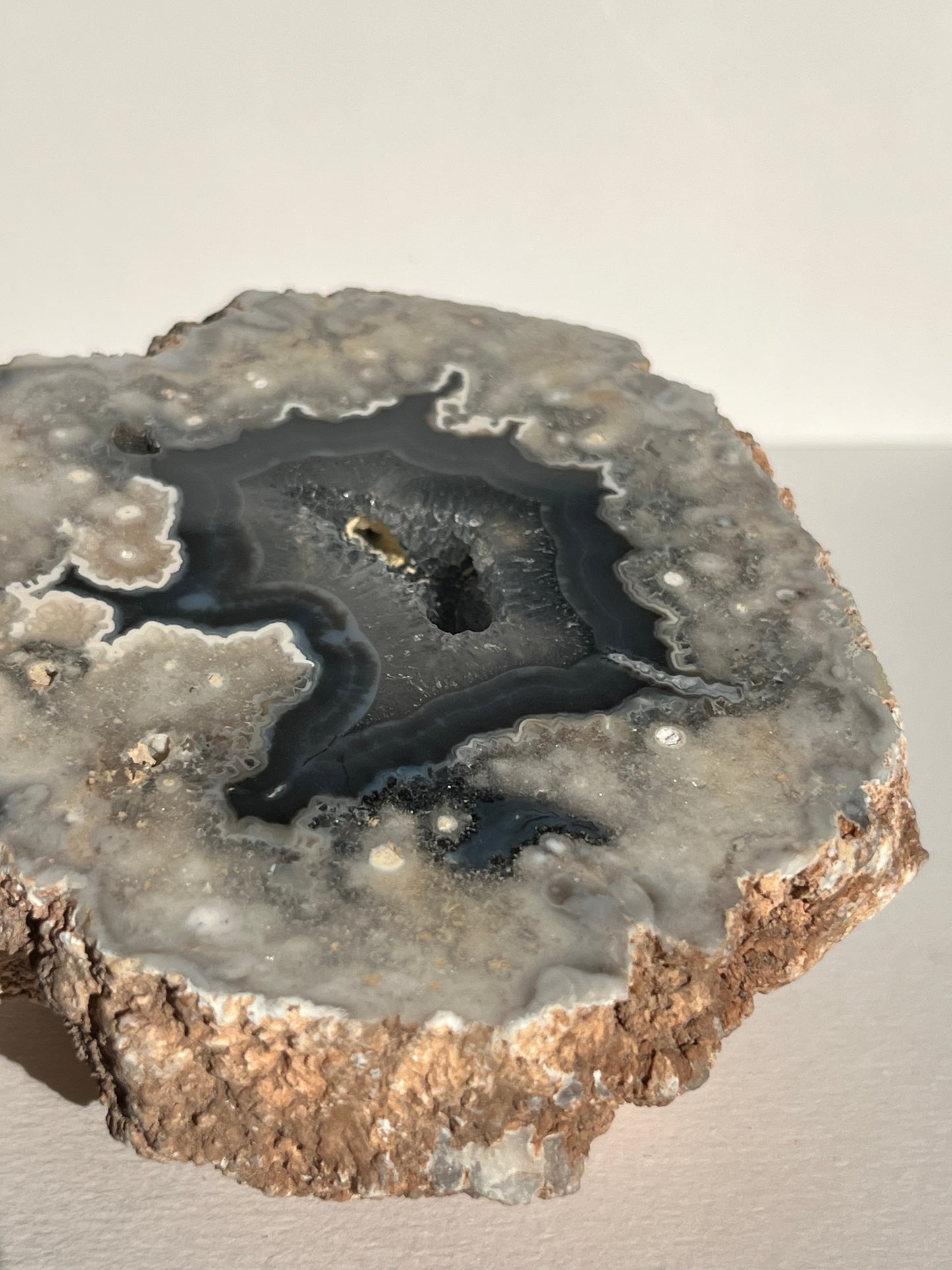 "Flores" Inky Blue Argentinian Puma Agate Specimen