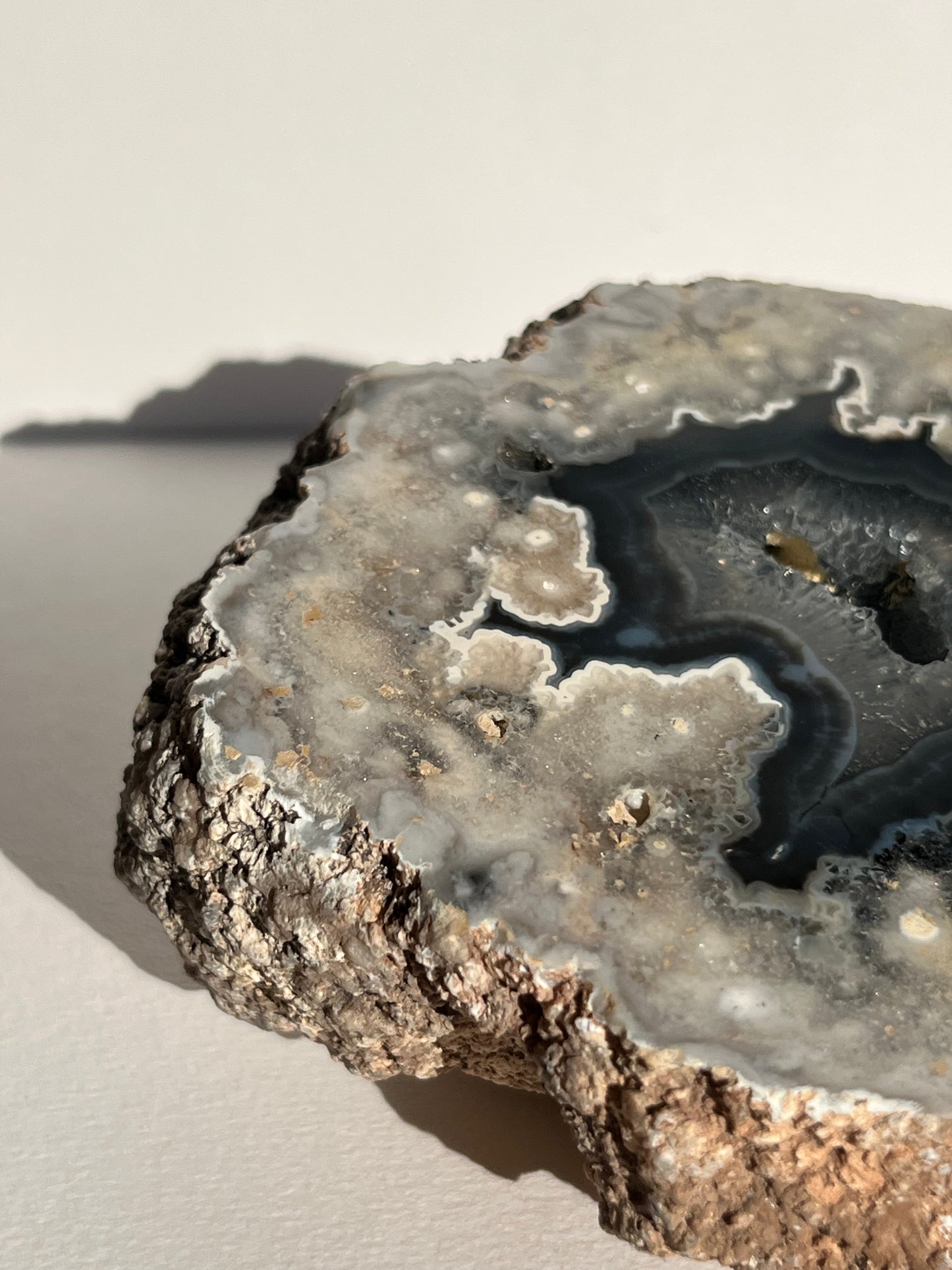"Flores" Inky Blue Argentinian Puma Agate Specimen