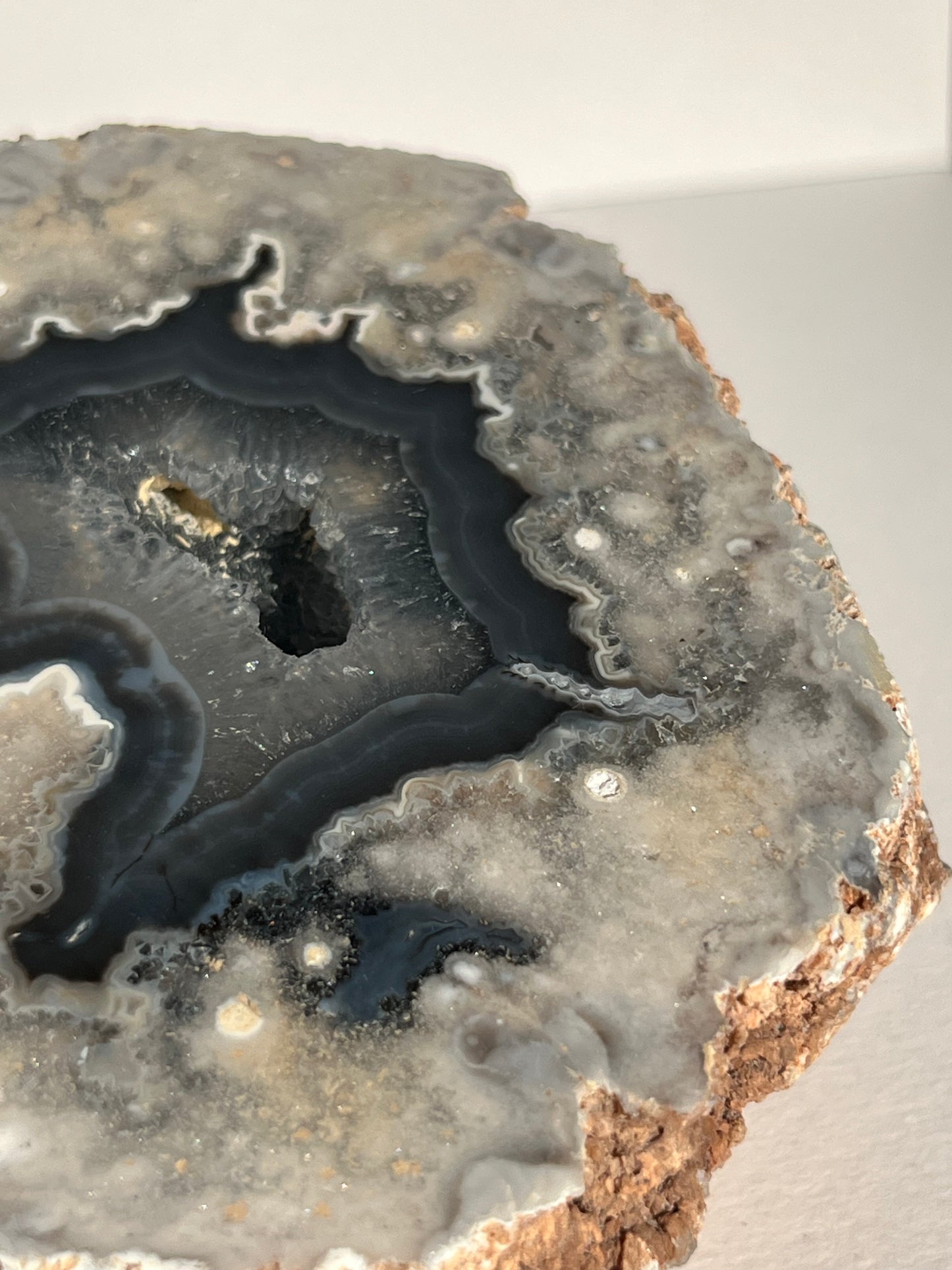 "Flores" Inky Blue Argentinian Puma Agate Specimen